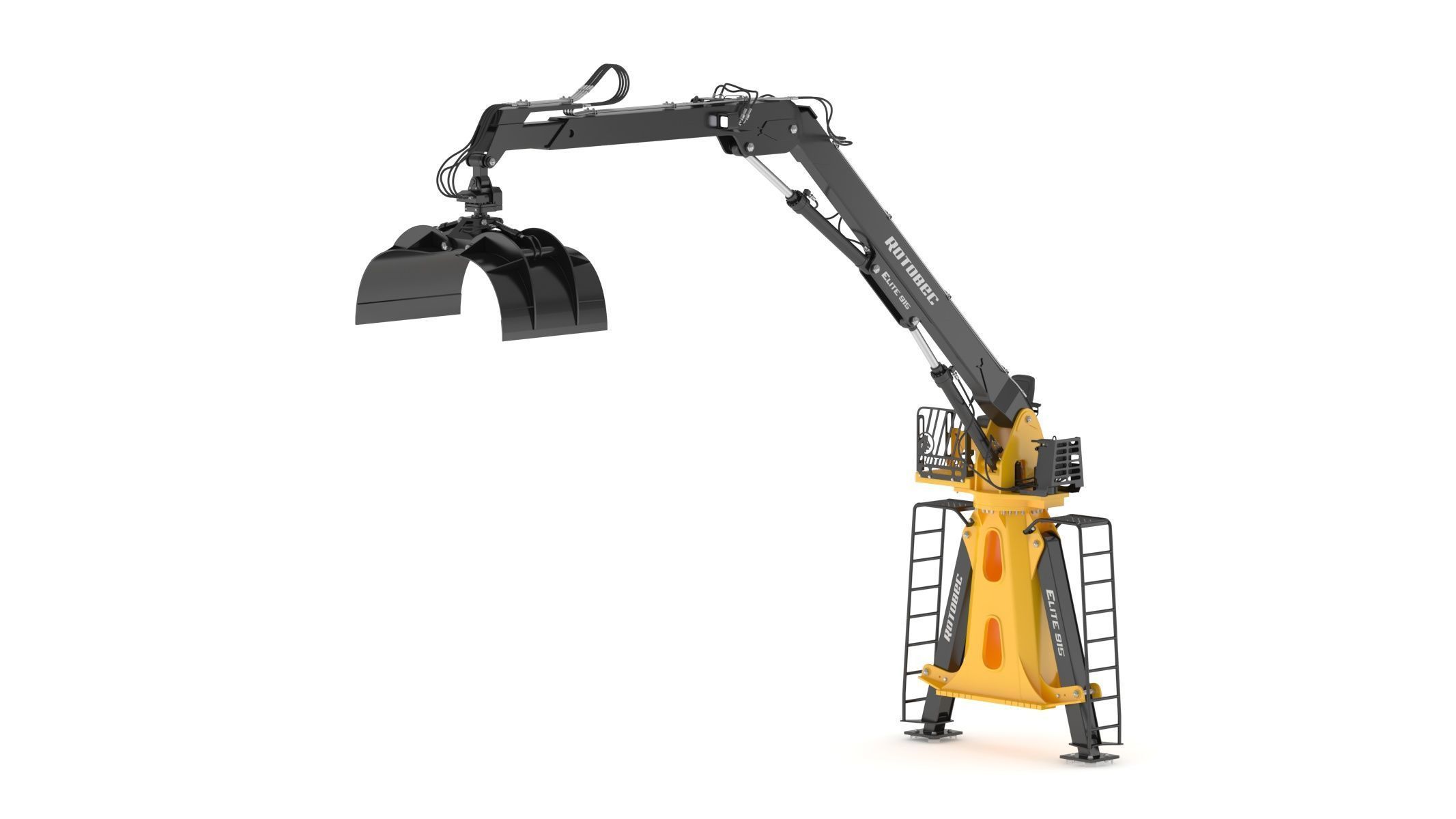Rotobec Elite 915 Grapple Loader 01 3D model_4