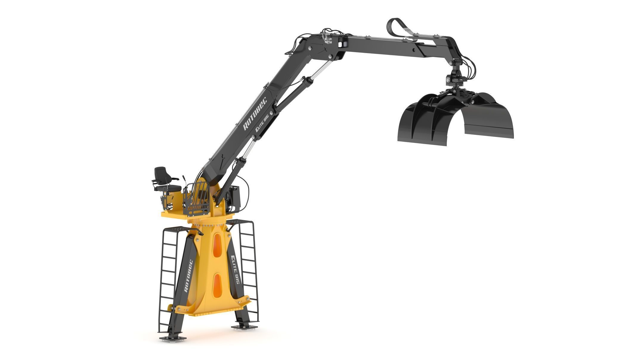 Rotobec Elite 915 Grapple Loader 01 3D model_5