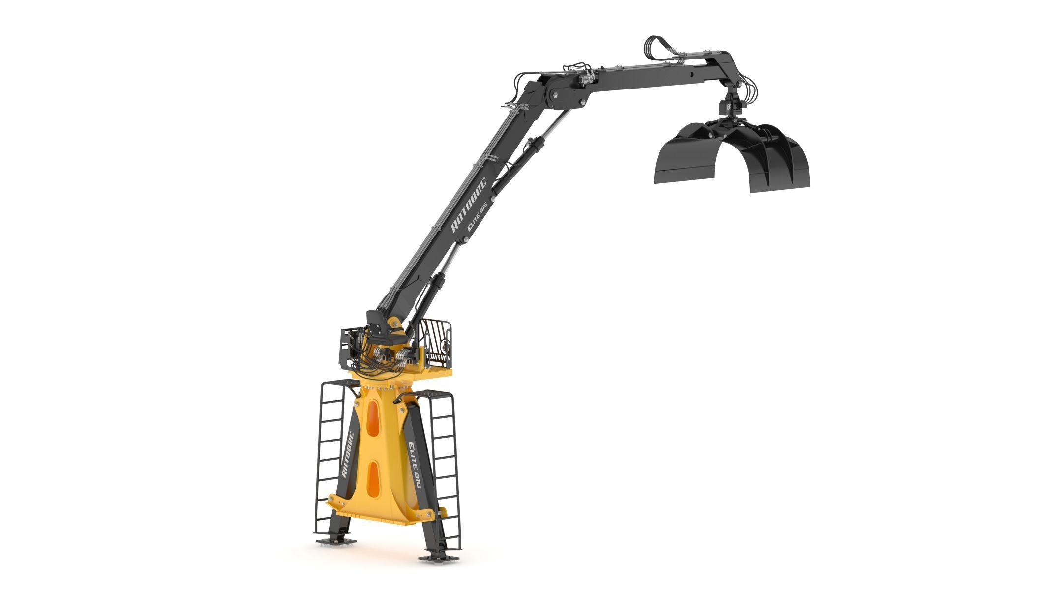 Rotobec Elite 915 Grapple Loader 01 3D model_8