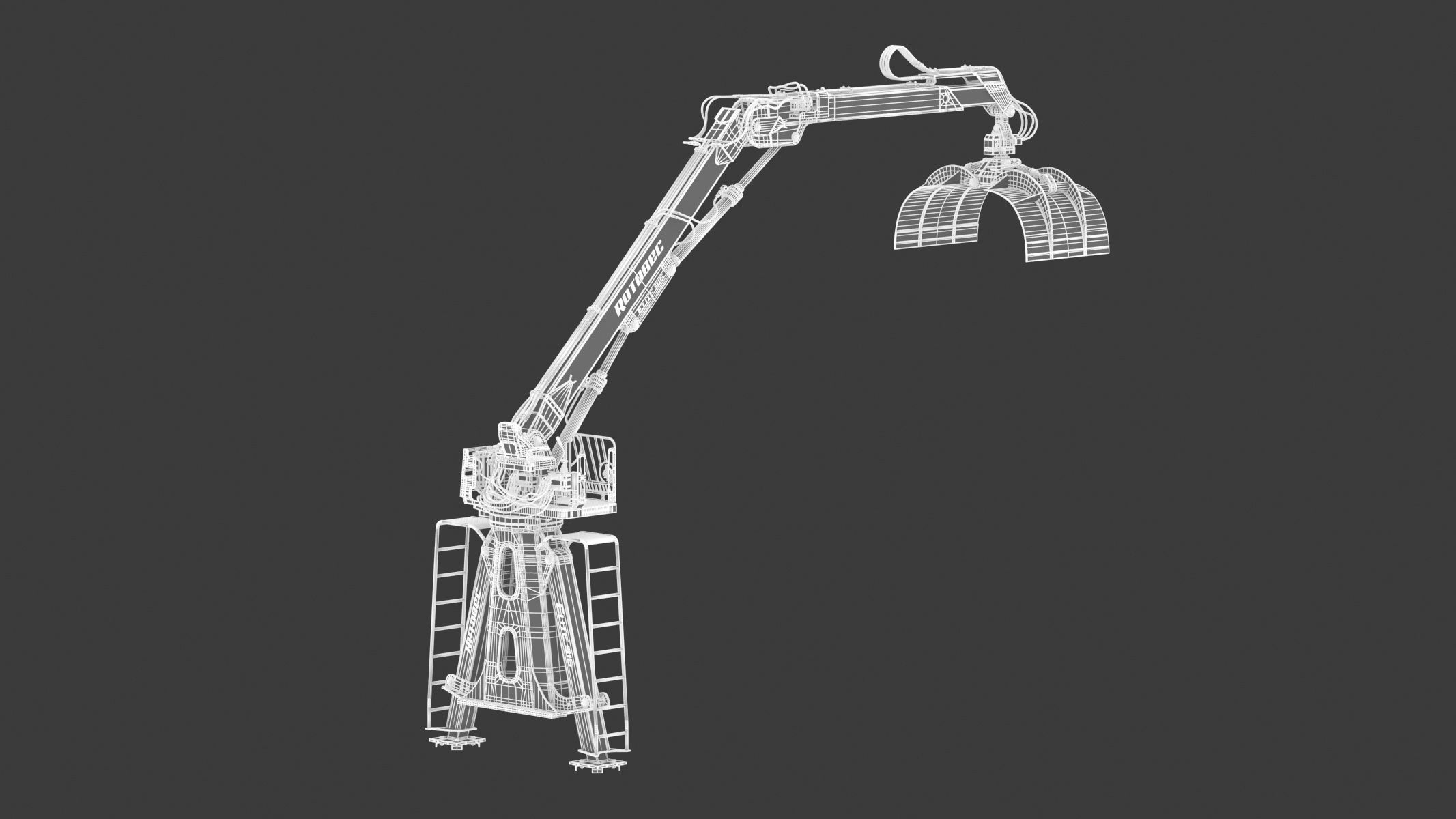 Rotobec Elite 915 Grapple Loader 01 3D model_35