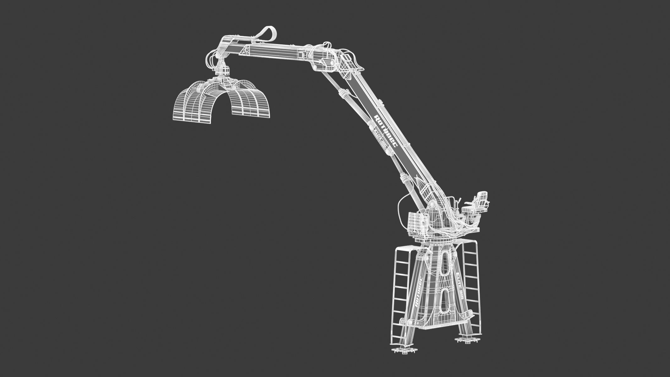 Rotobec Elite 915 Grapple Loader 01 3D model_25