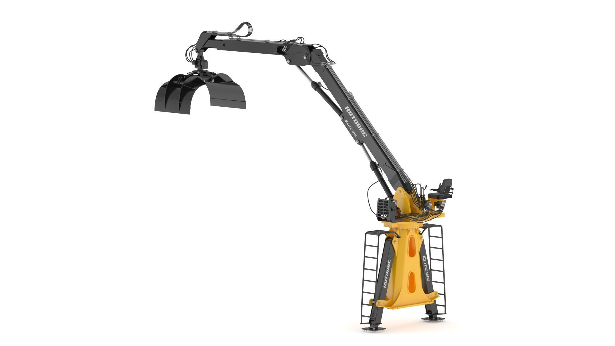 Rotobec Elite 915 Grapple Loader 01 3D model_9