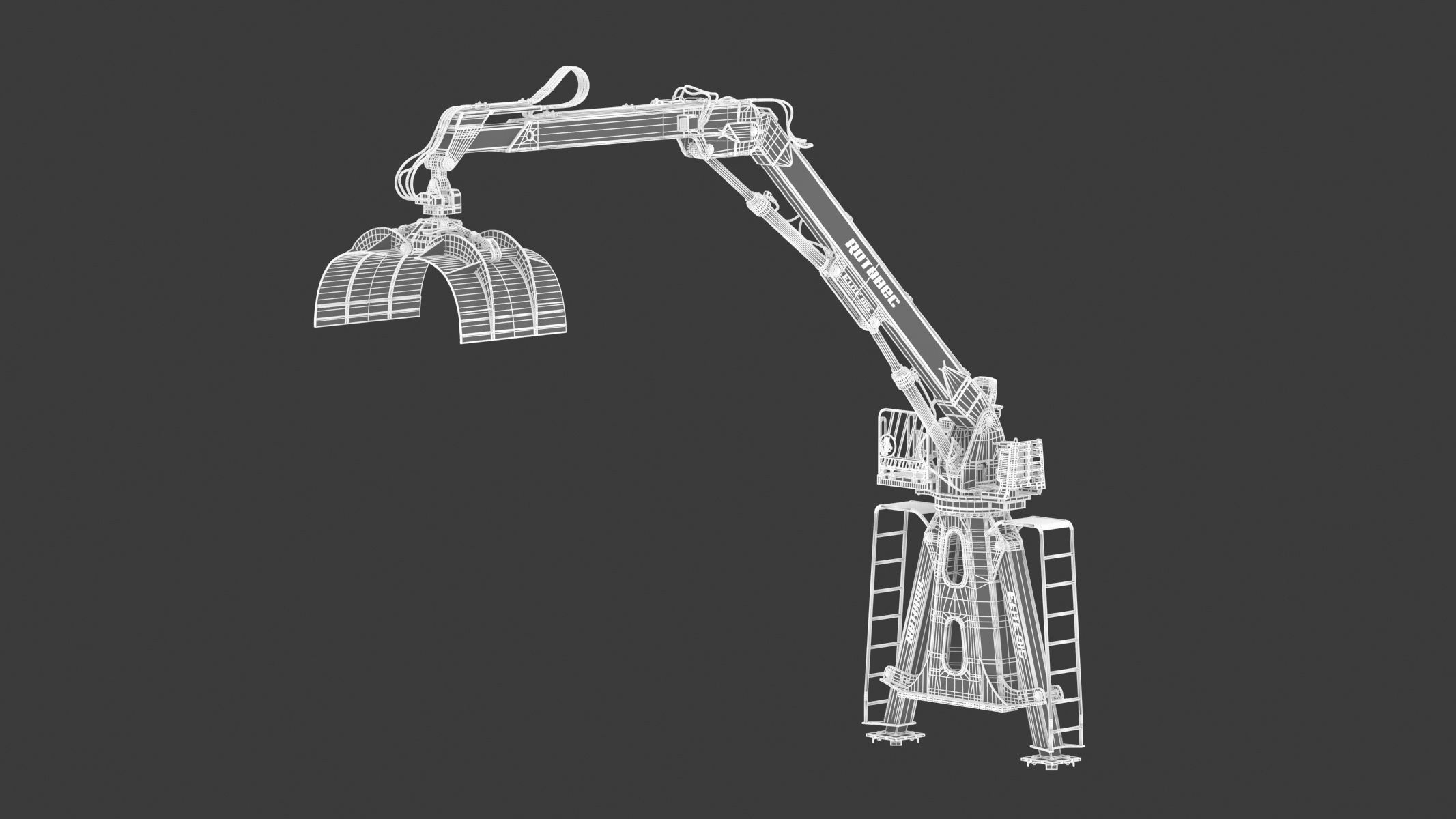 Rotobec Elite 915 Grapple Loader 01 3D model_22