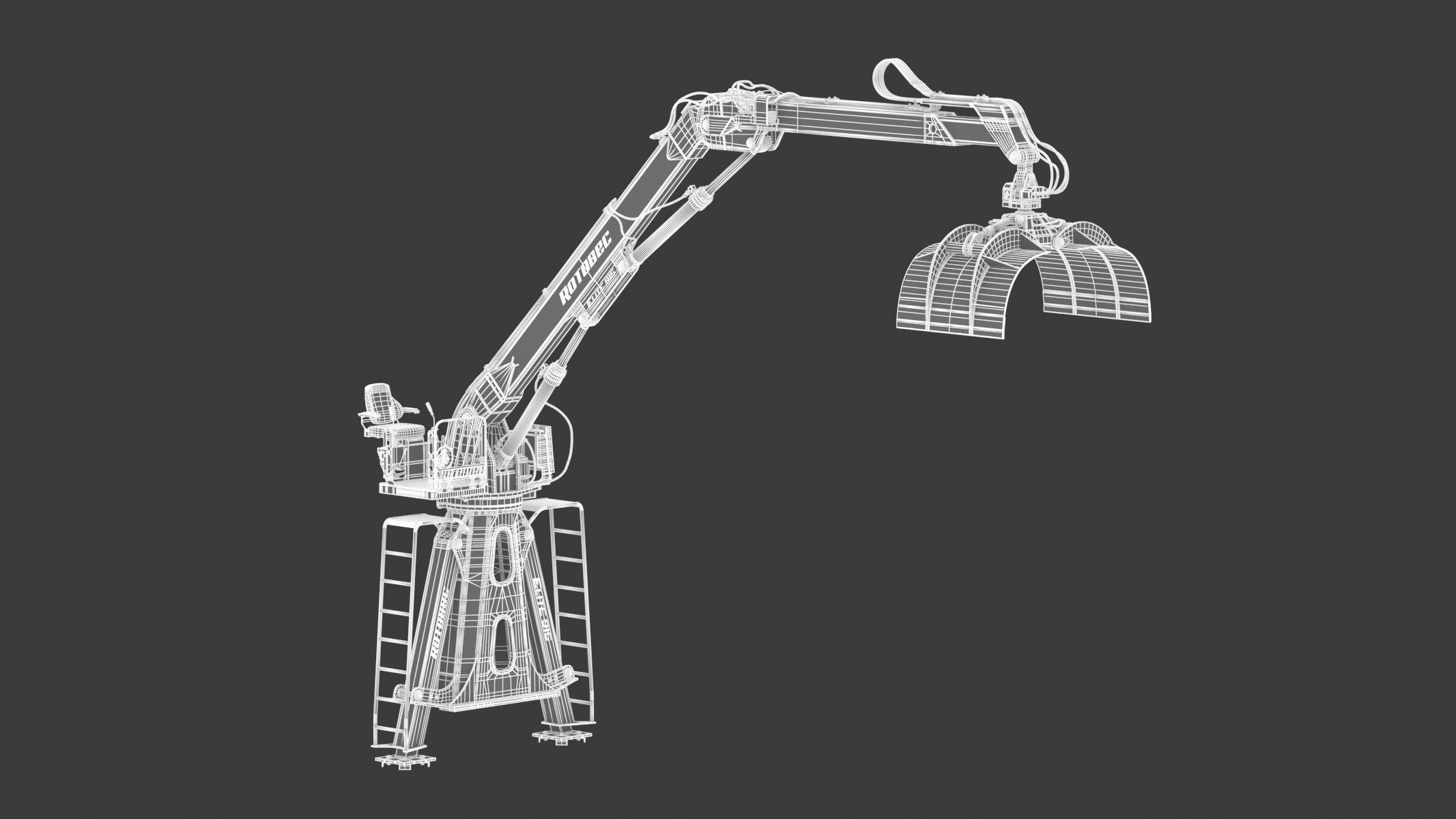 Rotobec Elite 915 Grapple Loader 01 3D model_26