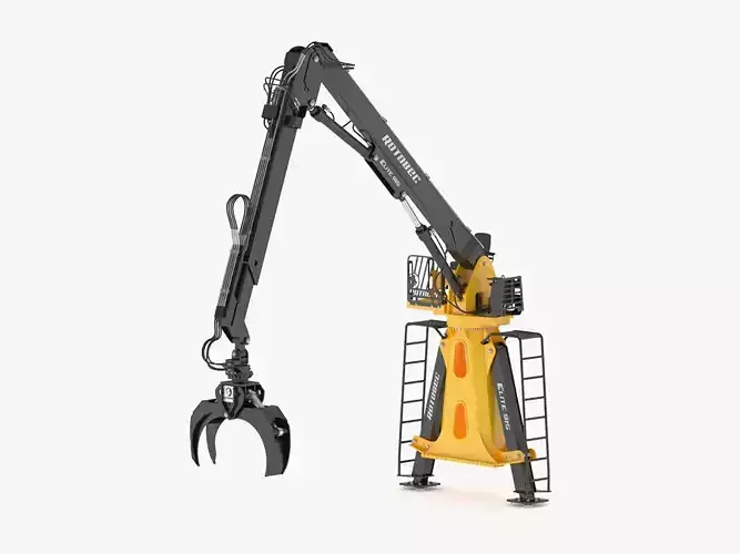 Rotobec Elite 915 Grapple Loader 02 3D model