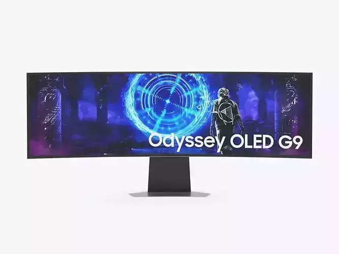 Samsung 49 Inches Odyssey OLED G9 G95SD 3D model
