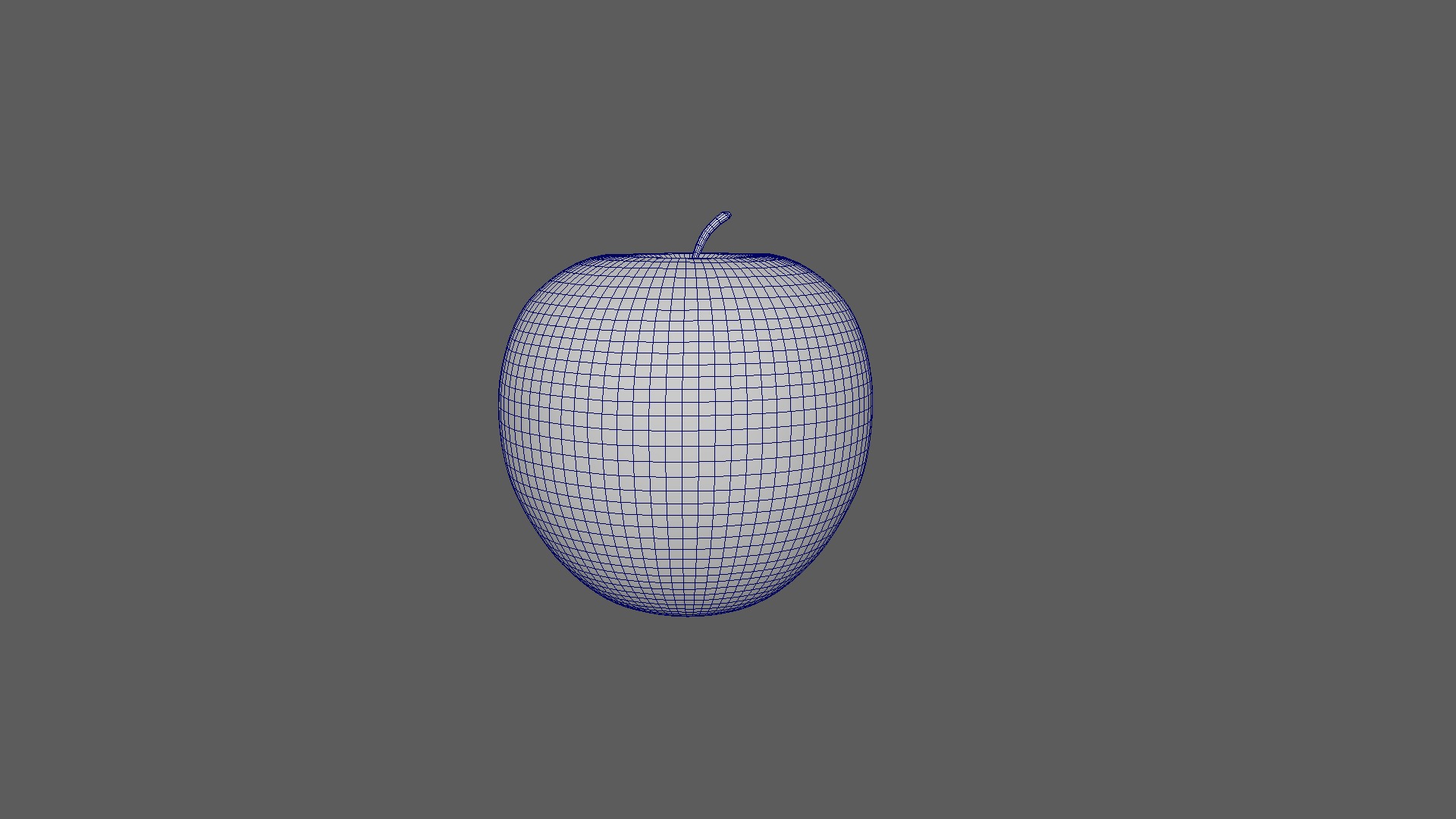 Apple Low-poly 3D model_6