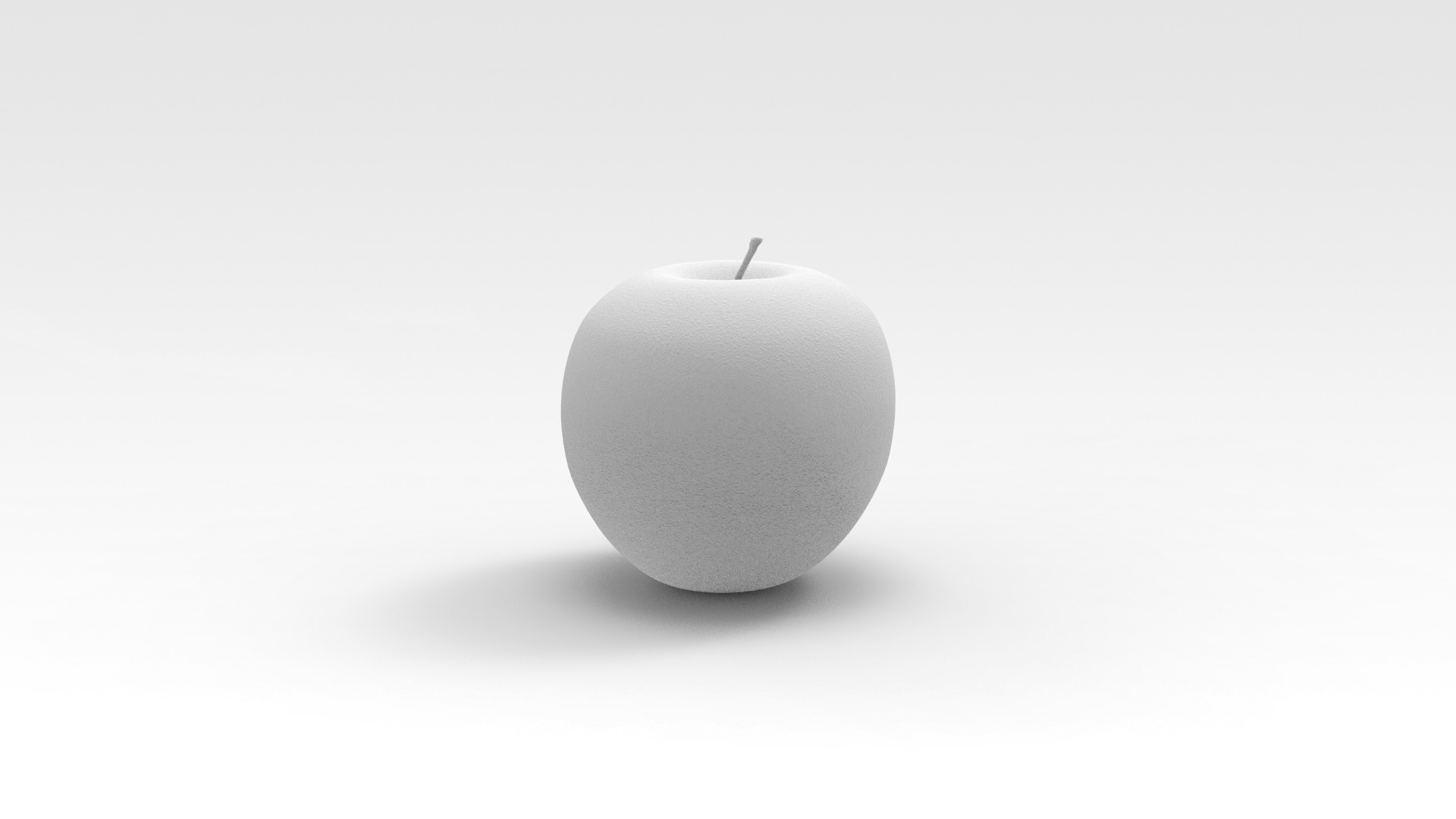 Apple Low-poly 3D model_5