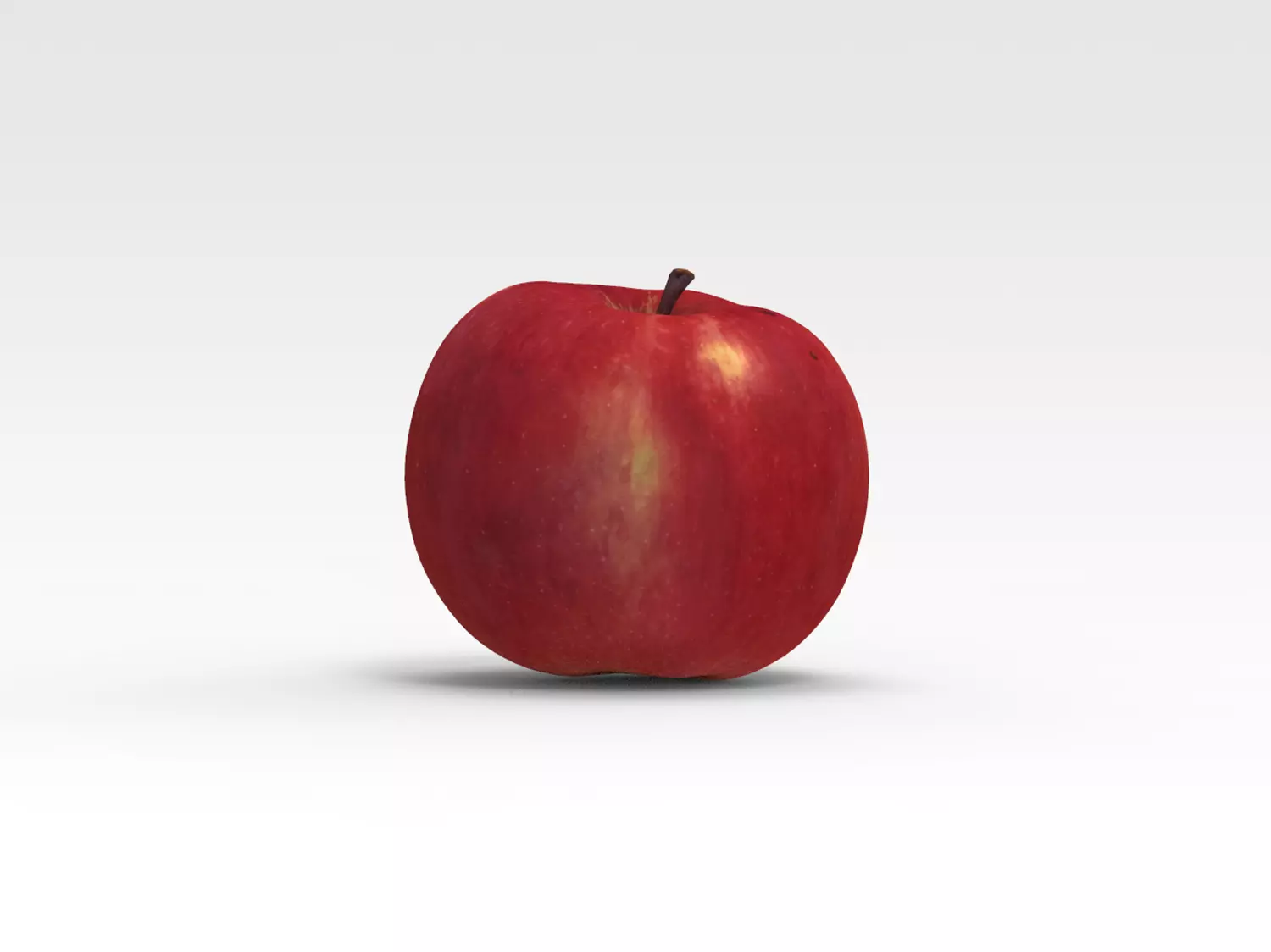 Apple Low-poly 3D model_0