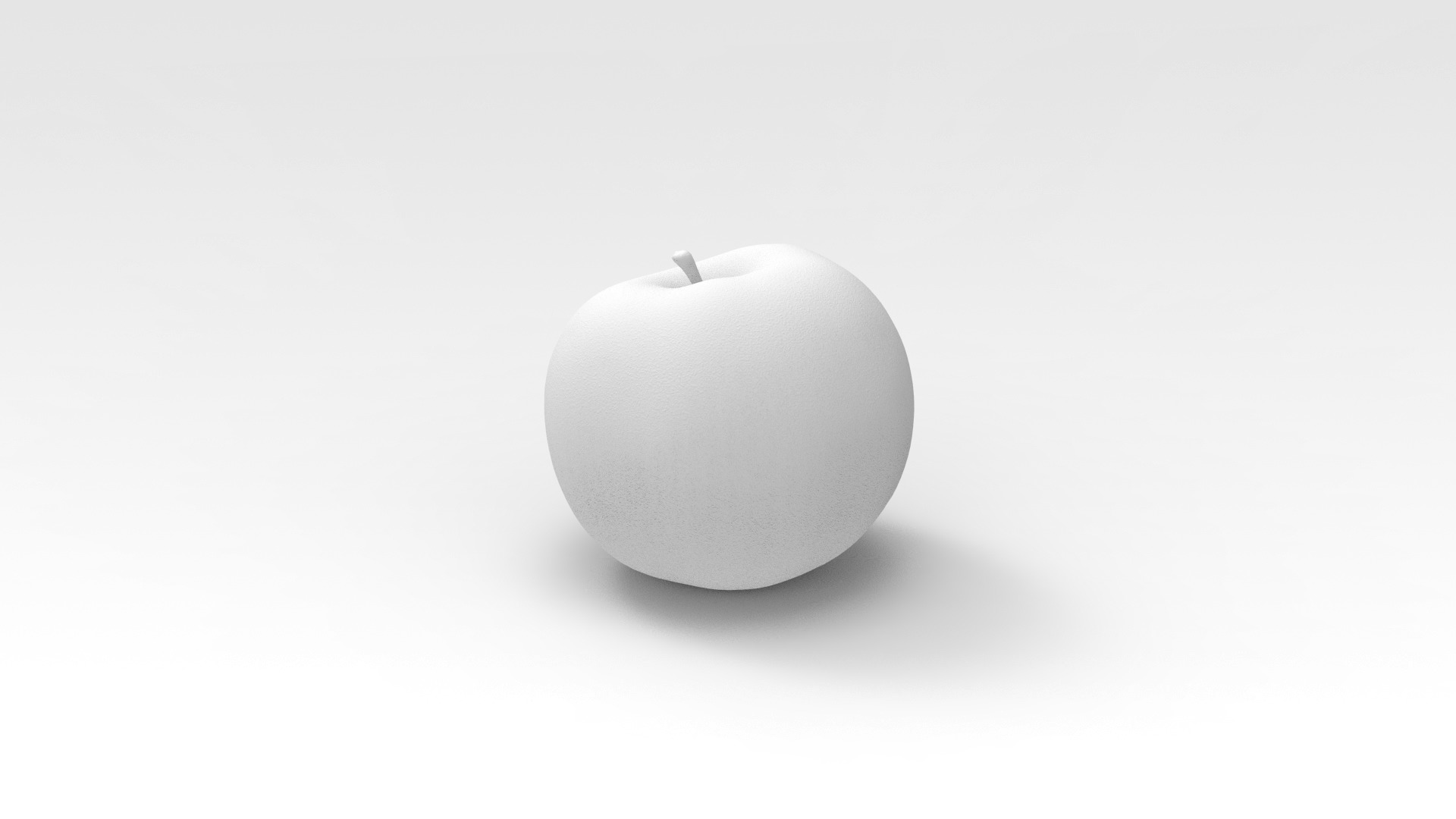 Apple Low-poly 3D model_5
