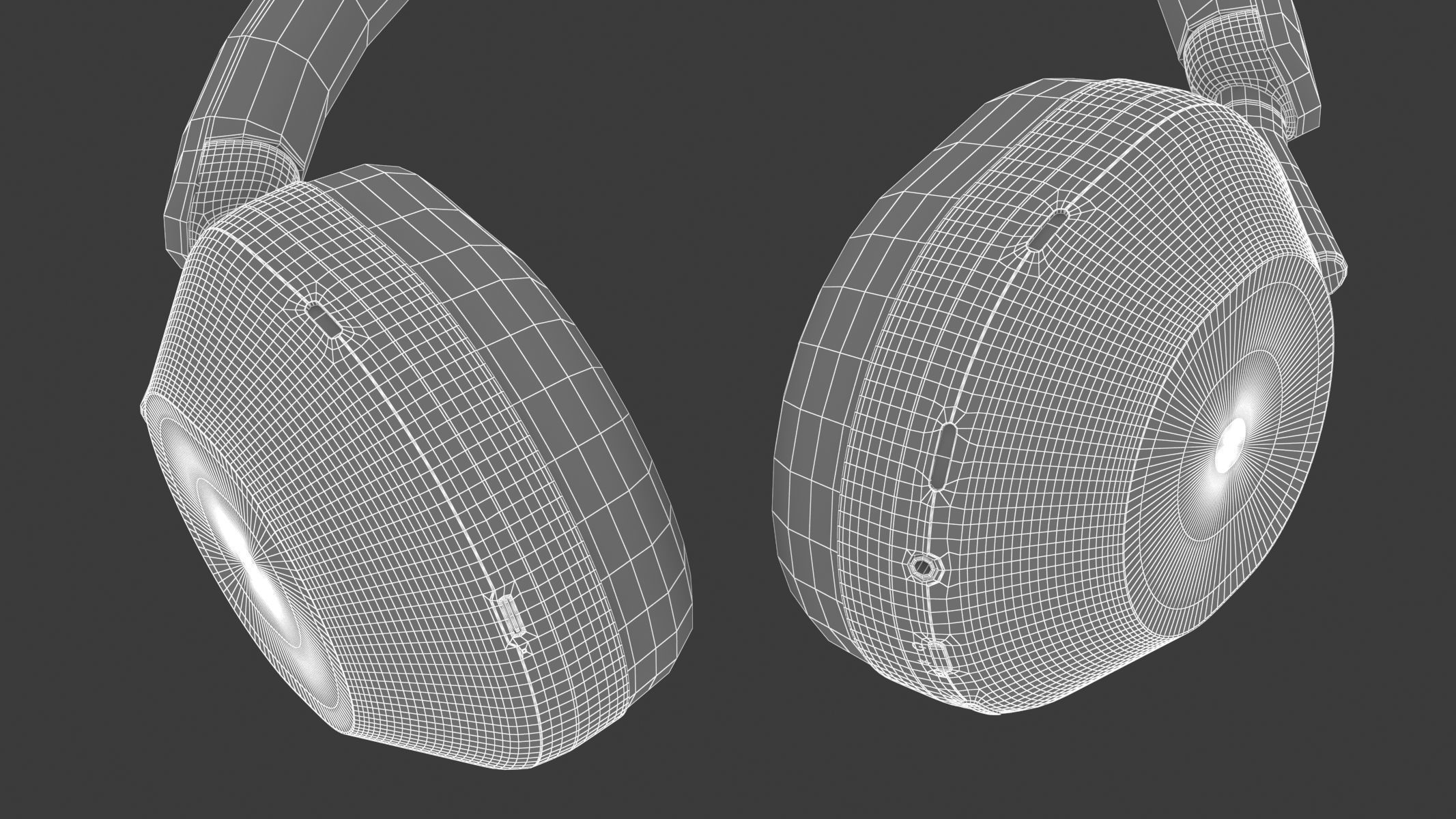 Sony WH1000XM5 Wireless Headphones 3D model_40