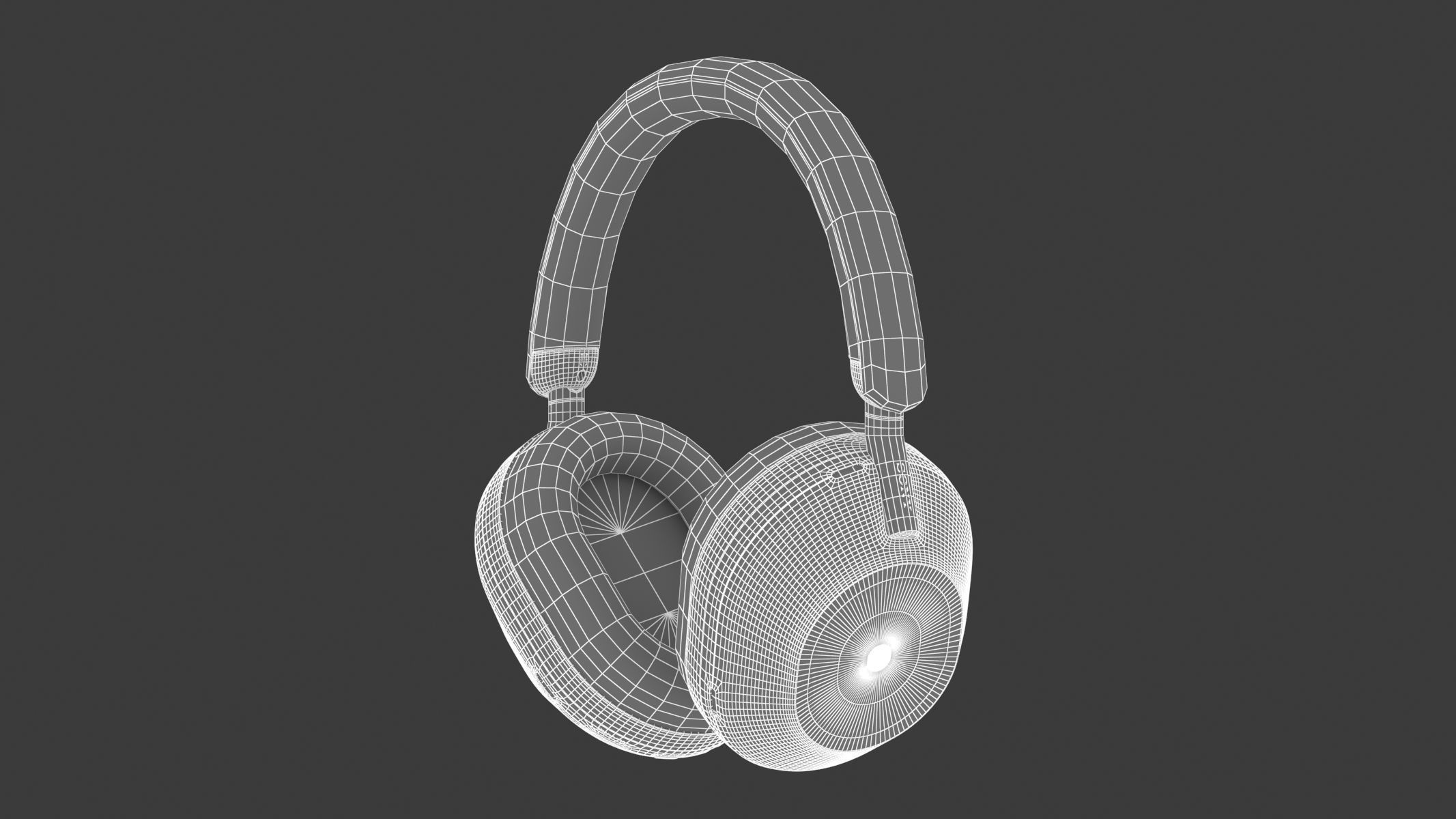 Sony WH1000XM5 Wireless Headphones 3D model_25