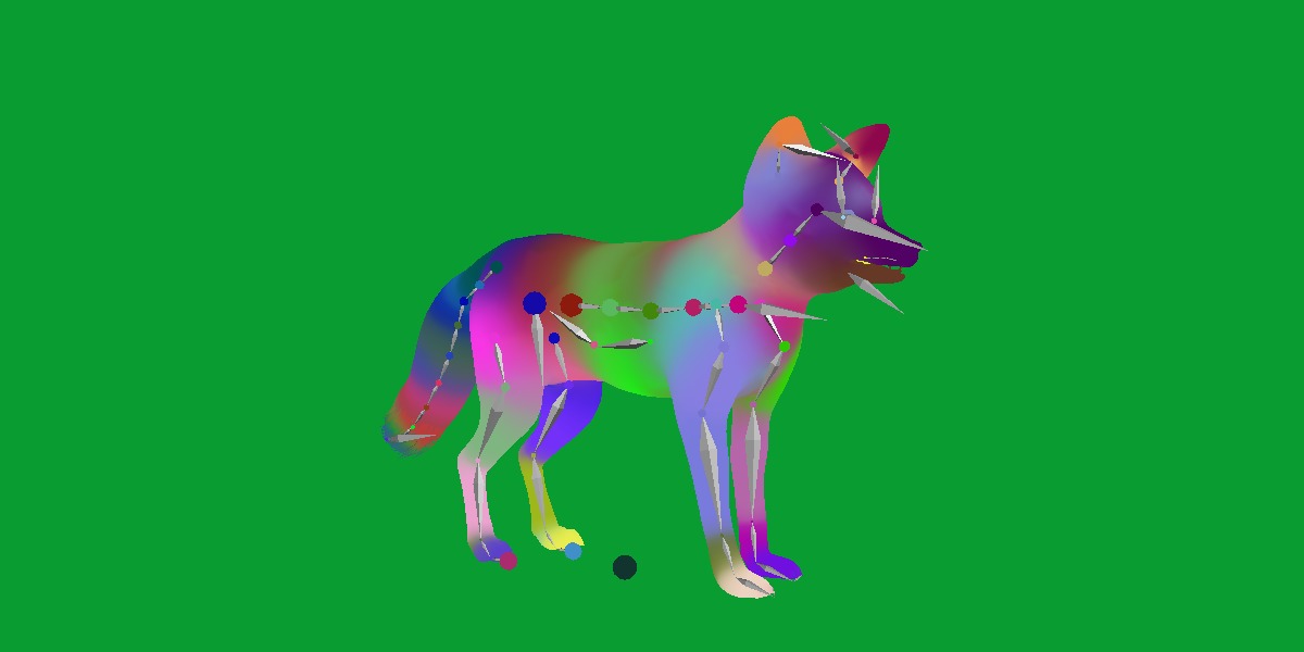 Kit Fox Low-poly 3D model_37