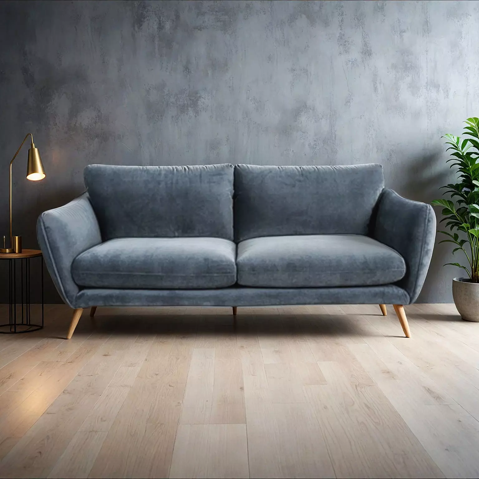 Azure Comfort Sofa 3D model Free low-poly 3D model