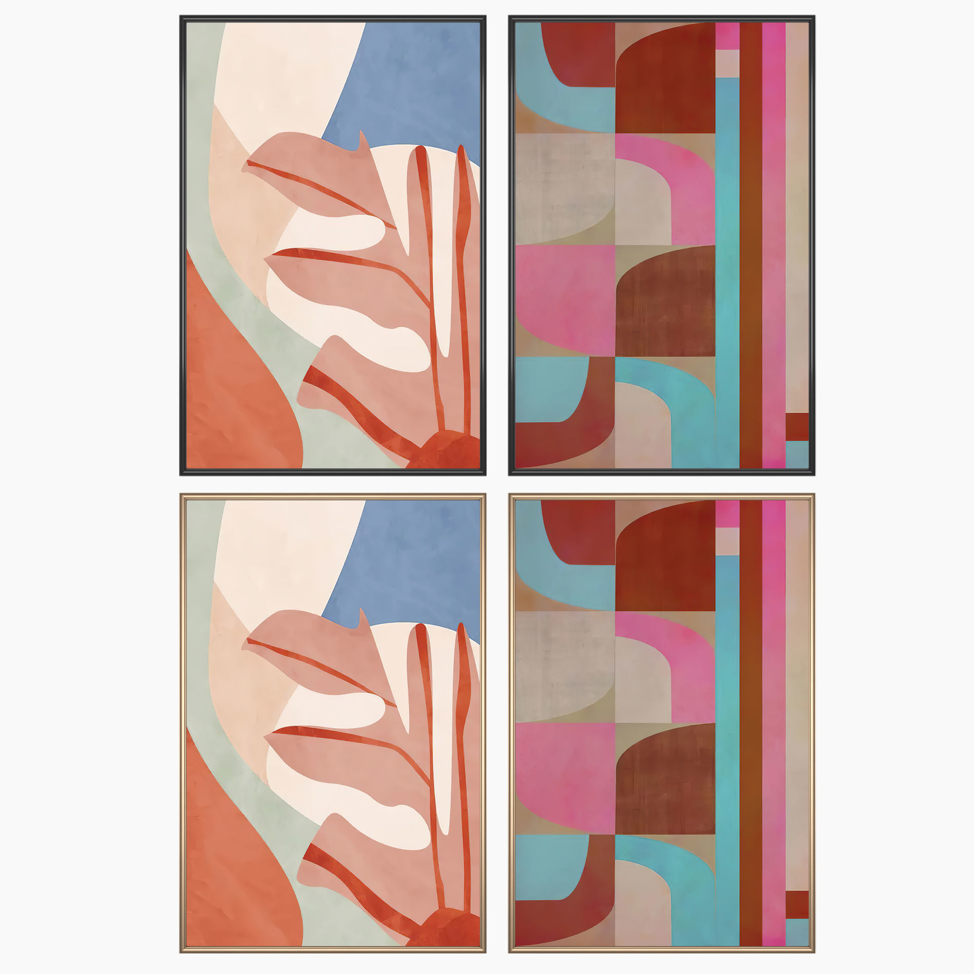 Wall Art Set 4351 3D model_1