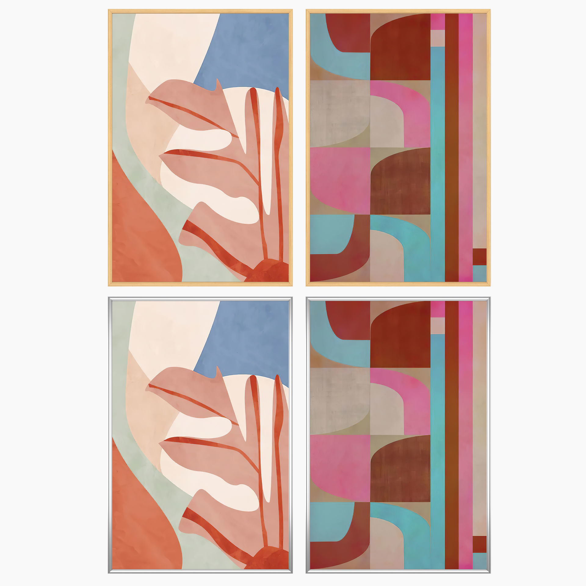 Wall Art Set 4351 3D model_3