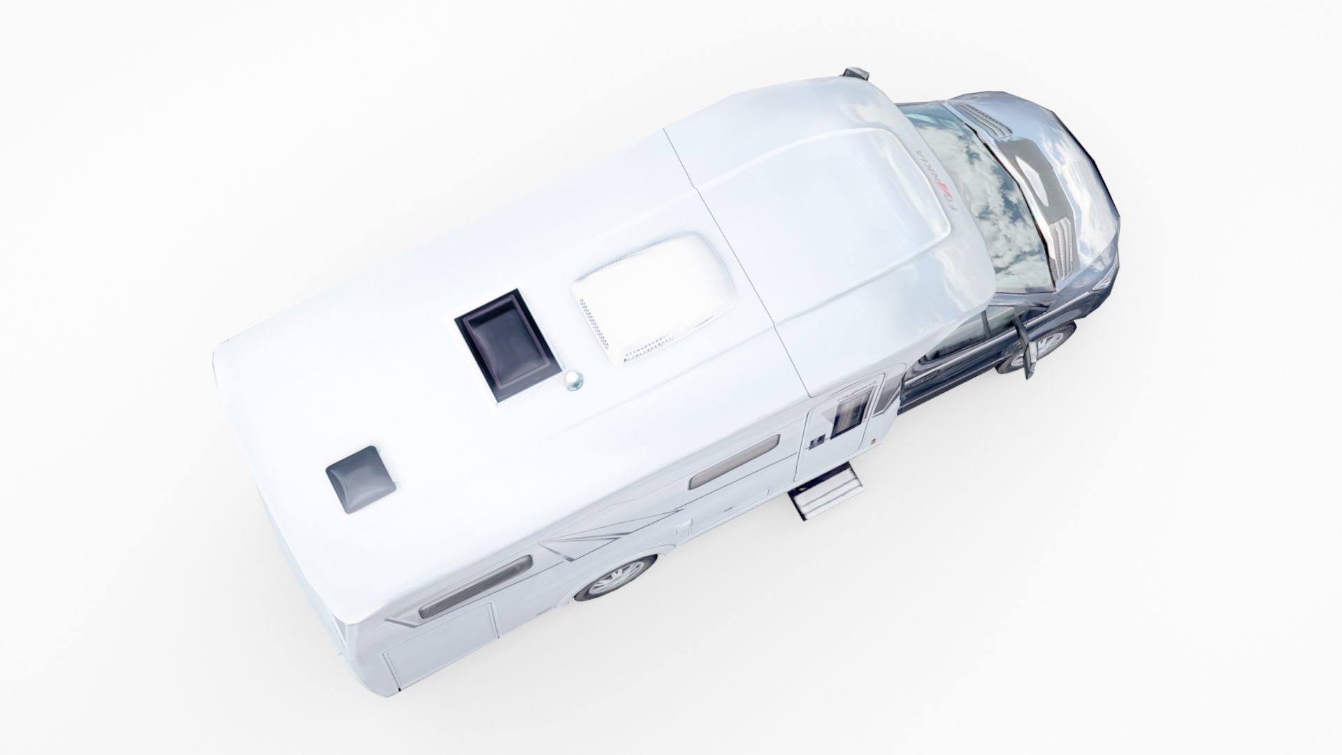 camper Frankia T7 Neo GDK Mercedes Sprinter Low-poly 3D model_4