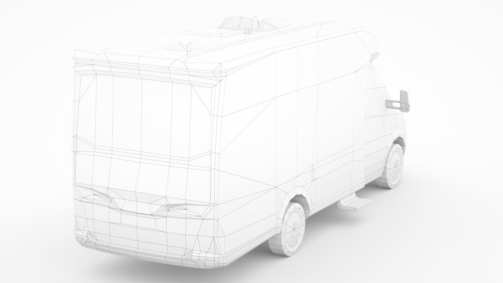 camper Frankia T7 Neo GDK Mercedes Sprinter Low-poly 3D model_8