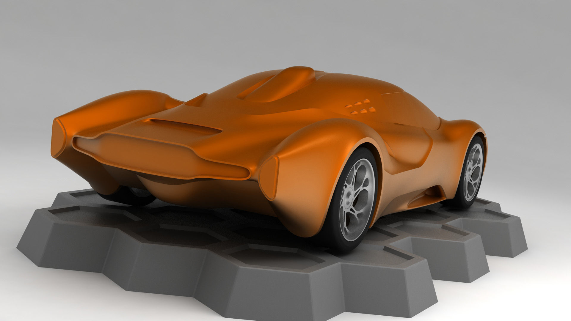 Anaconda Supercar 3v3 - Printable 3D model_6