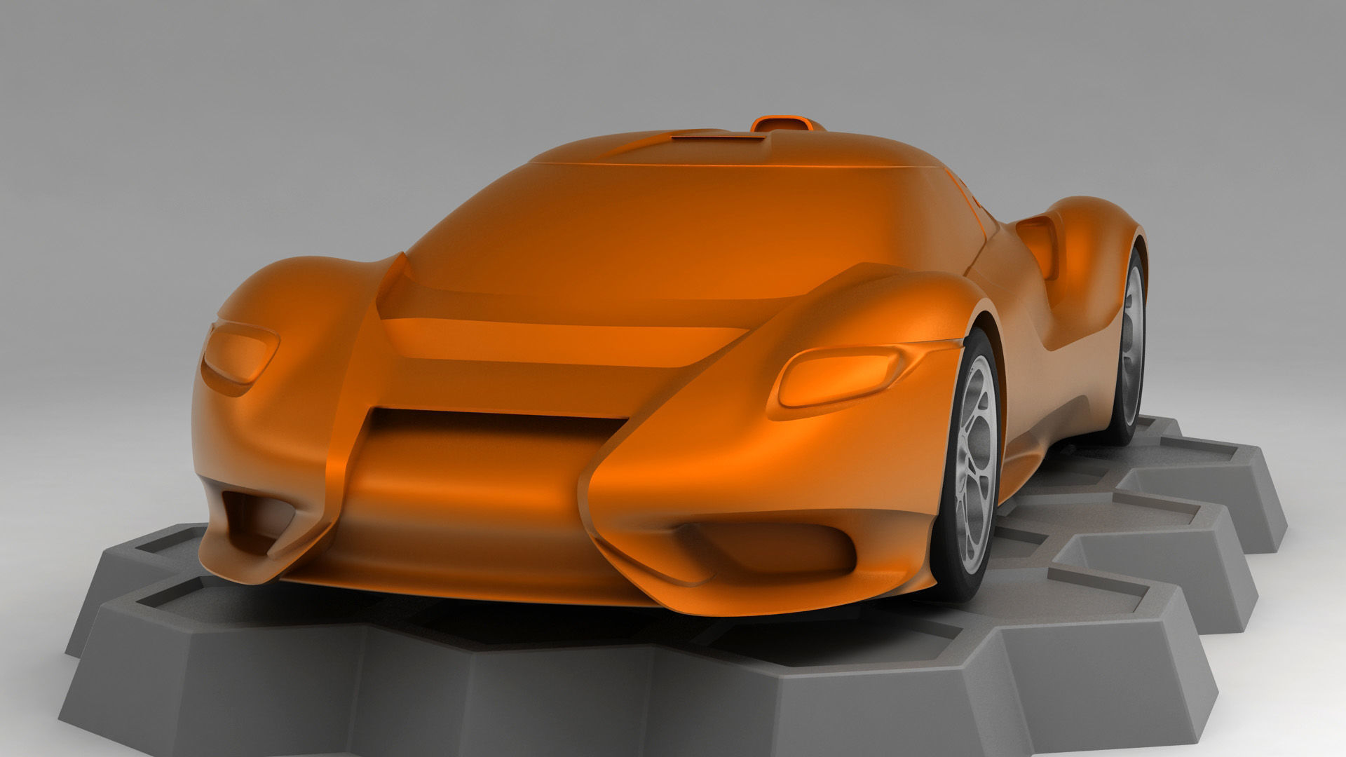 Anaconda Supercar 3v3 - Printable 3D model_5