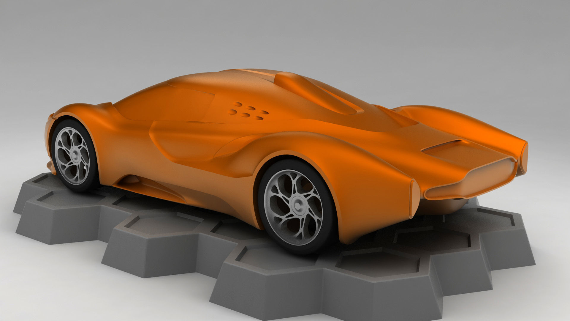 Anaconda Supercar 3v3 - Printable 3D model_2