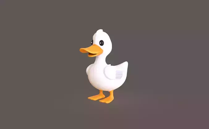 Cartoon Duck Cute 03