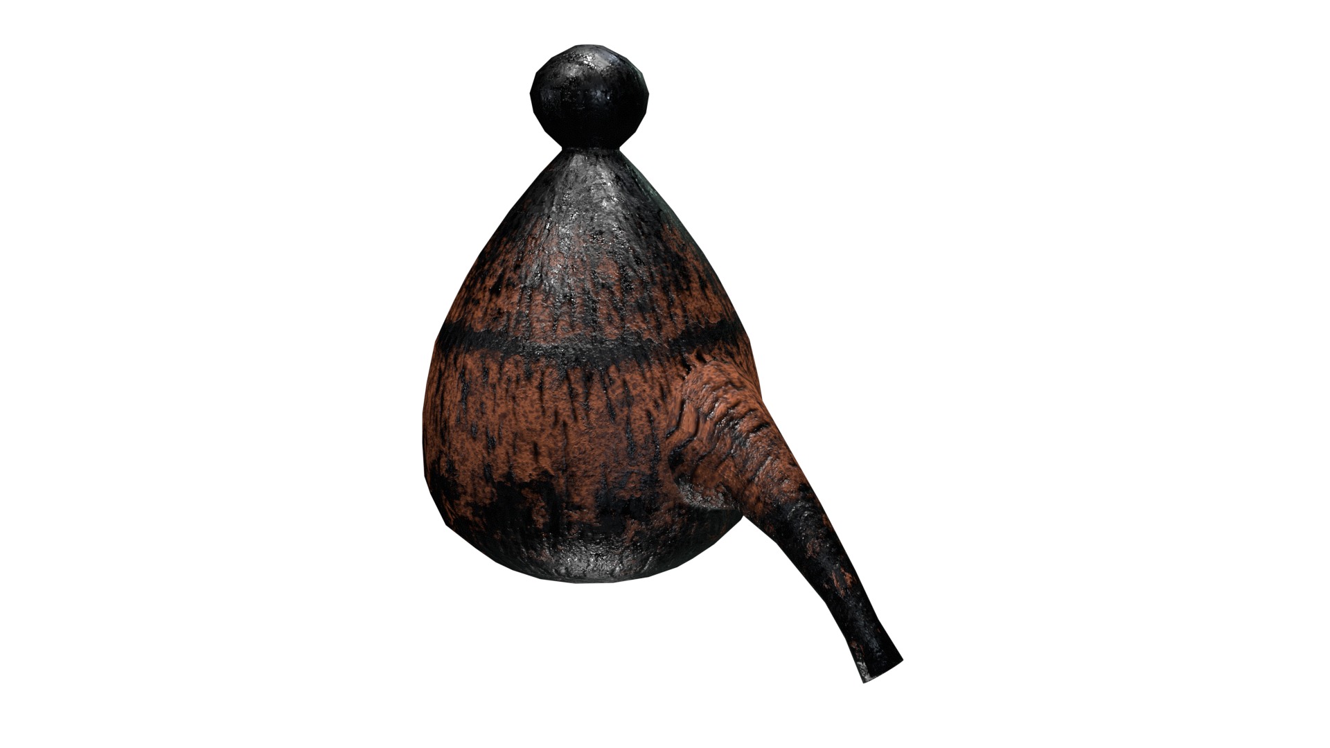 Medieval Alambic V06 Low-poly 3D model_8