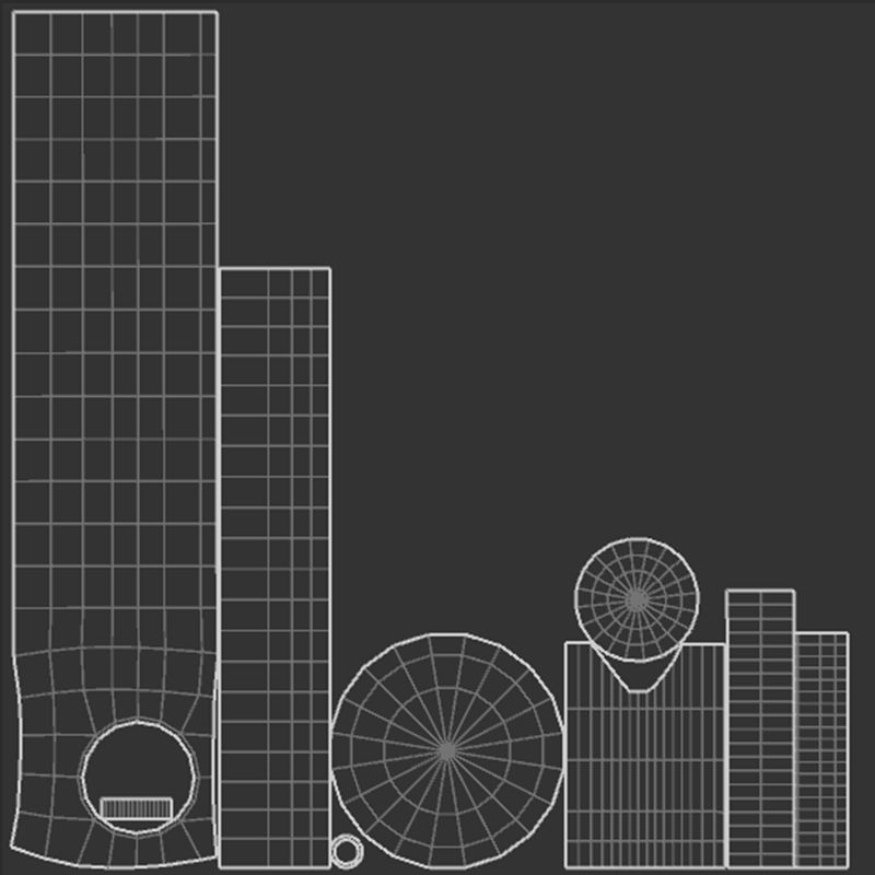 Medieval Alambic V06 Low-poly 3D model_10