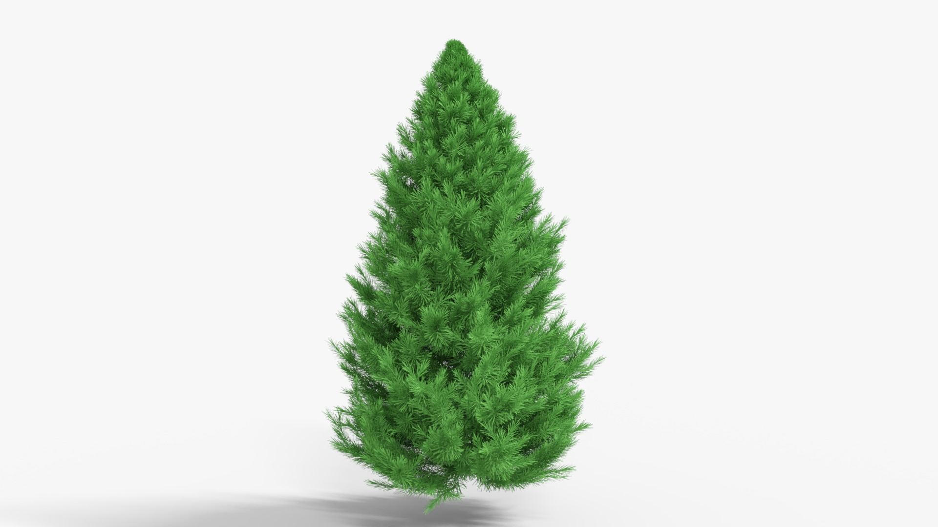 Christmas Tree Low-poly 3D model_7