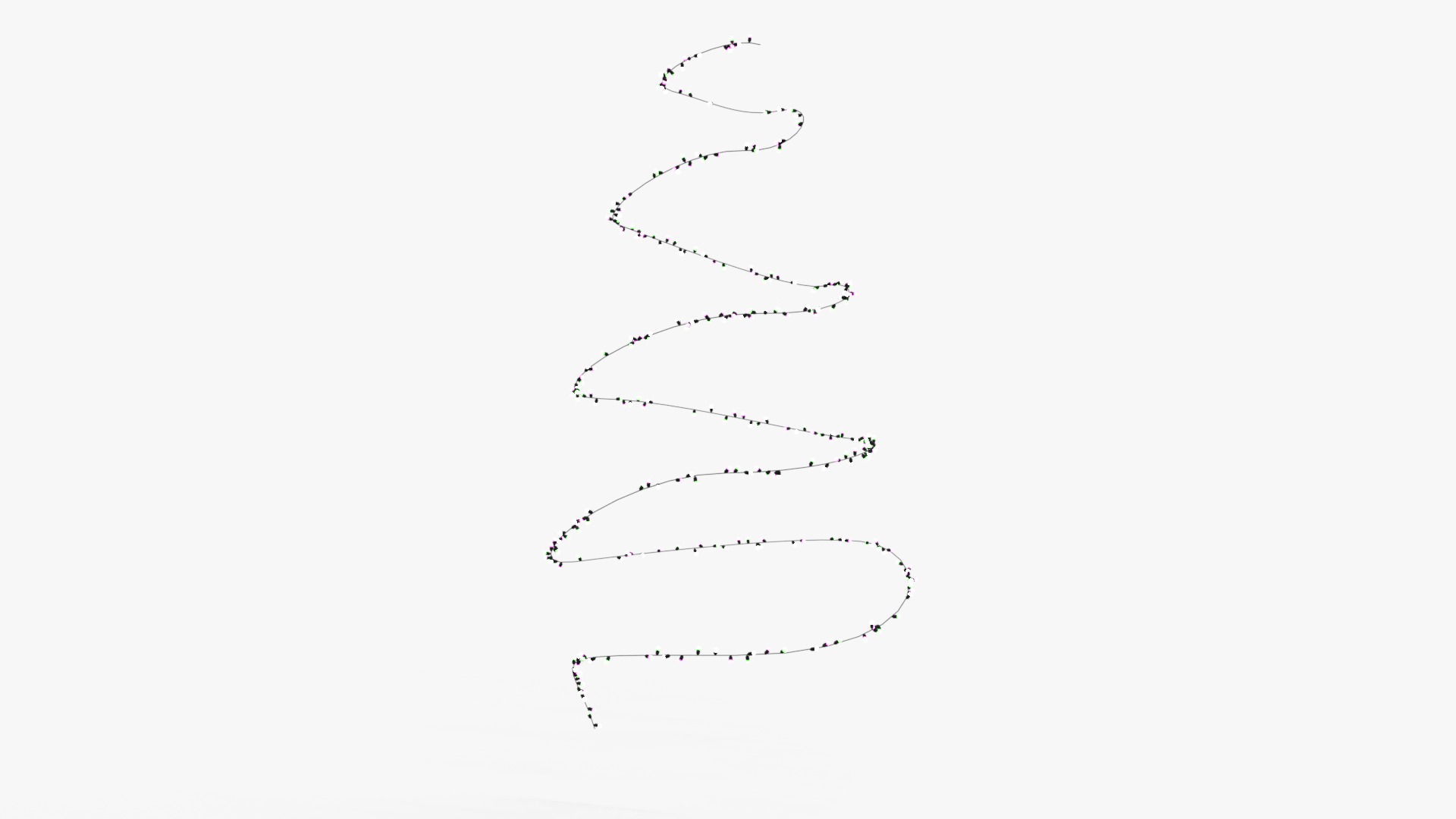 Christmas Tree Low-poly 3D model_6