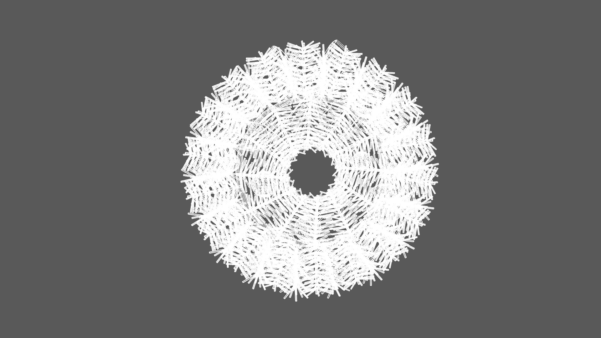 Wreath Low-poly 3D model_11