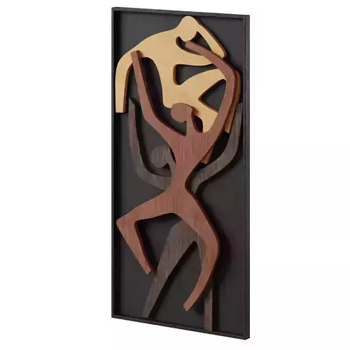 Human Wood Wall Art by Woodboz Wall Art