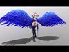 Nike Wing Low-poly 3D model_1