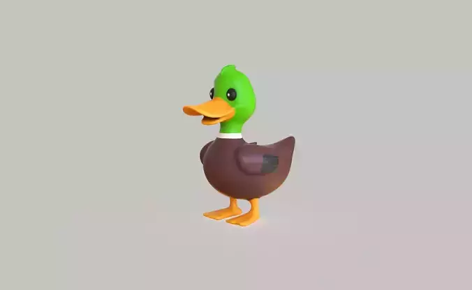 Cartoon Duck Cute 04