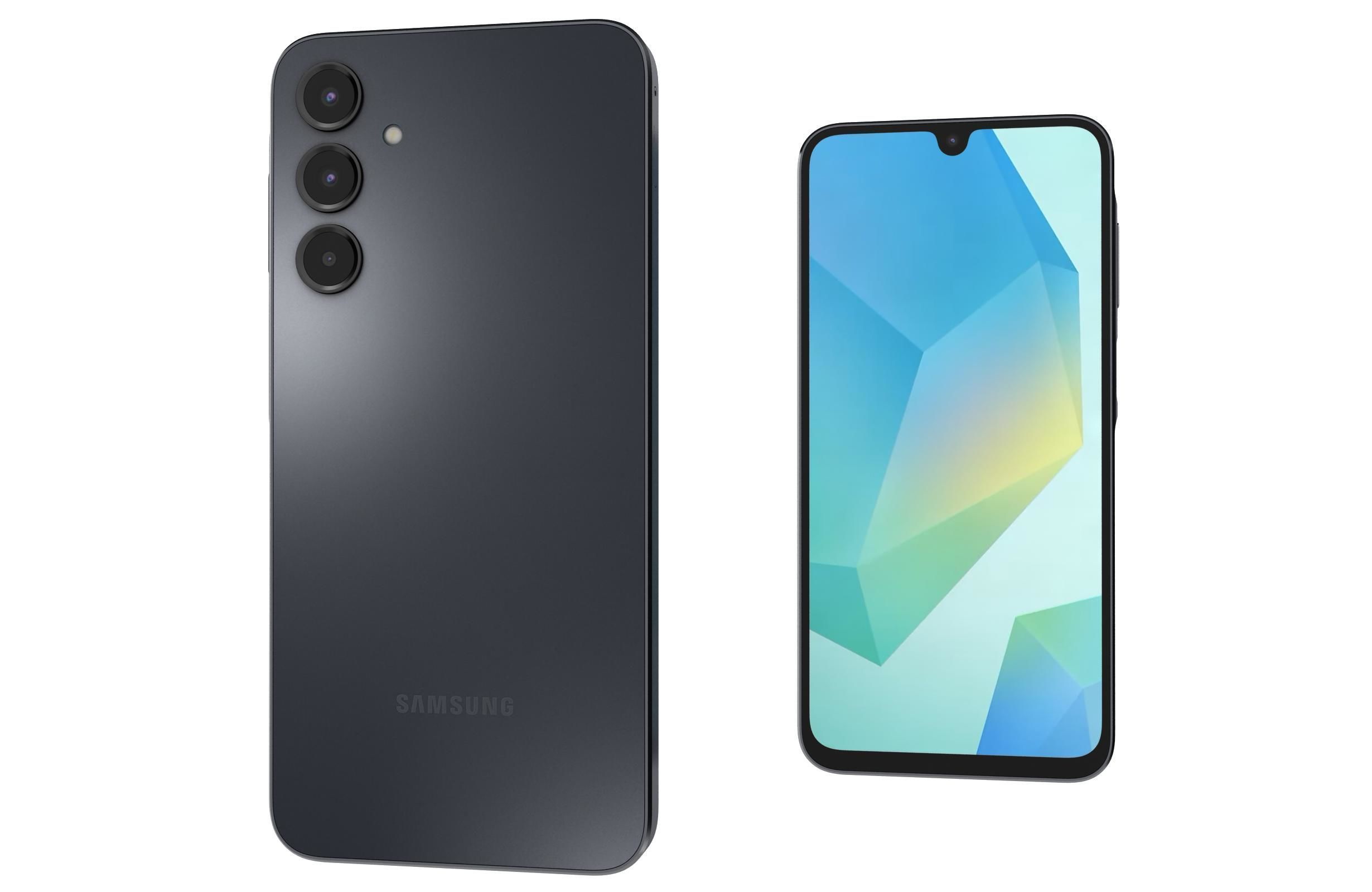 Samsung Galaxy A16 4G Black 3D model_7