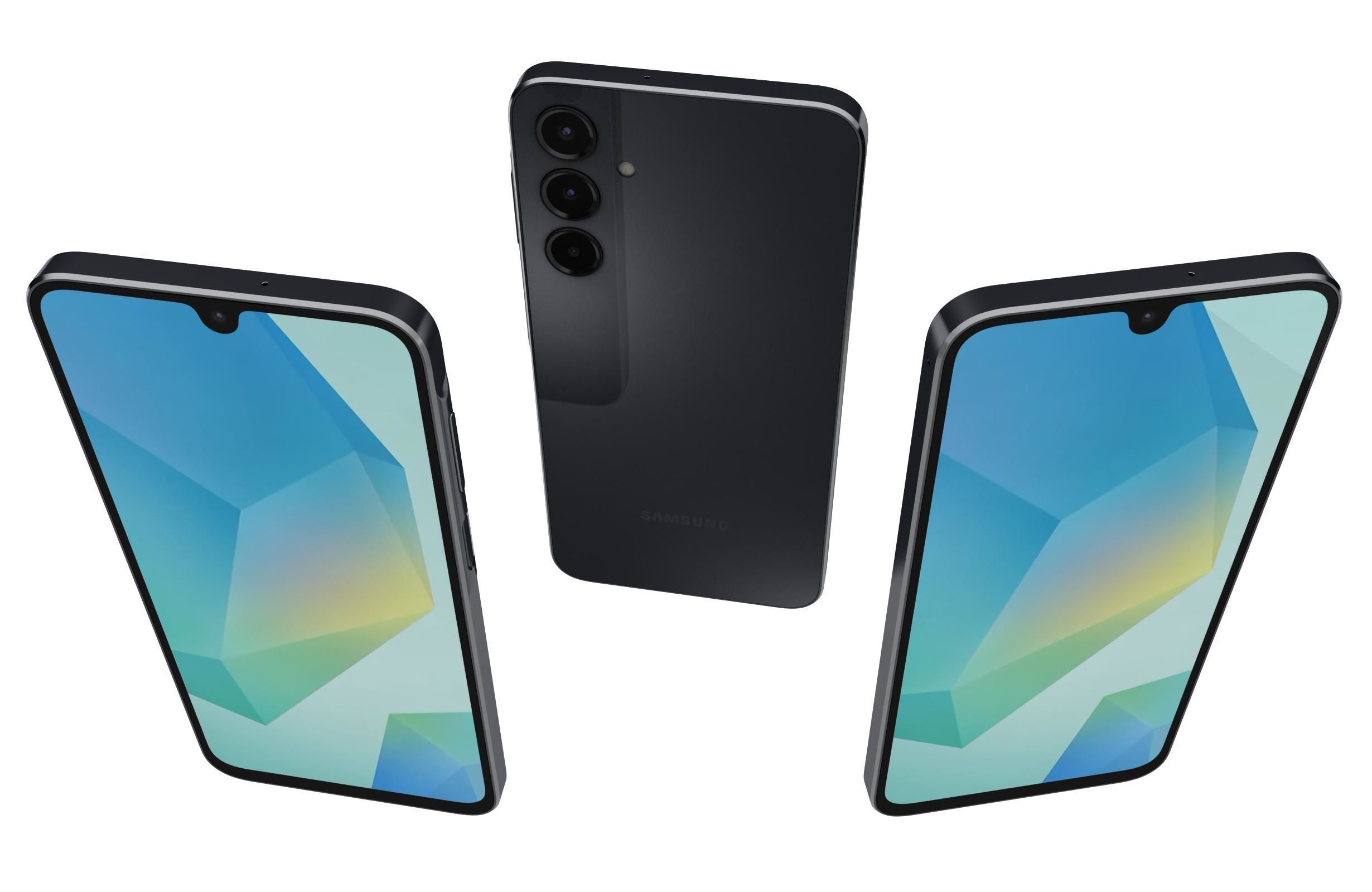 Samsung Galaxy A16 4G Black 3D model_1