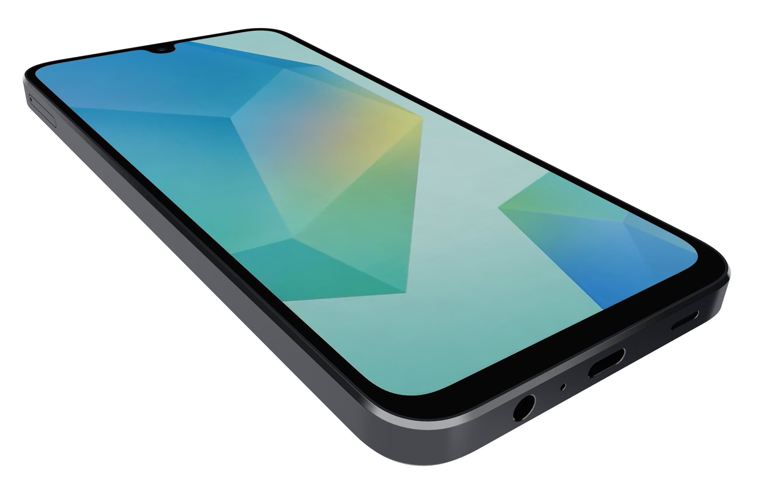 Samsung Galaxy A16 4G Black 3D model_12