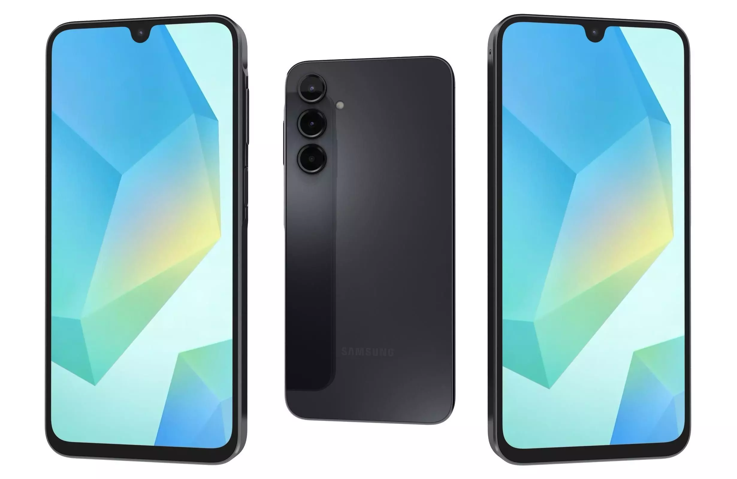 Samsung Galaxy A16 4G Black 3D model_0