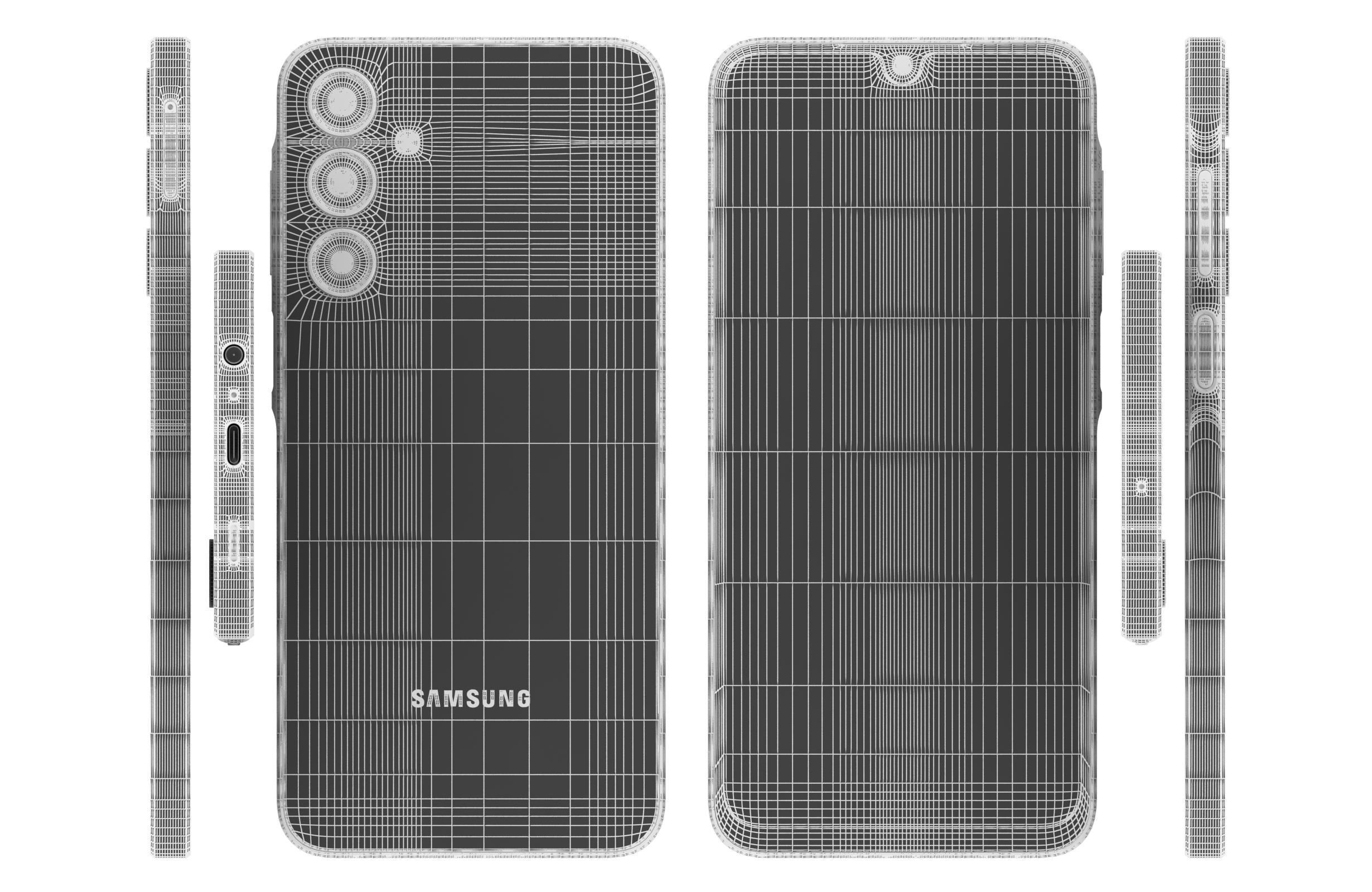 Samsung Galaxy A16 4G Black 3D model_17