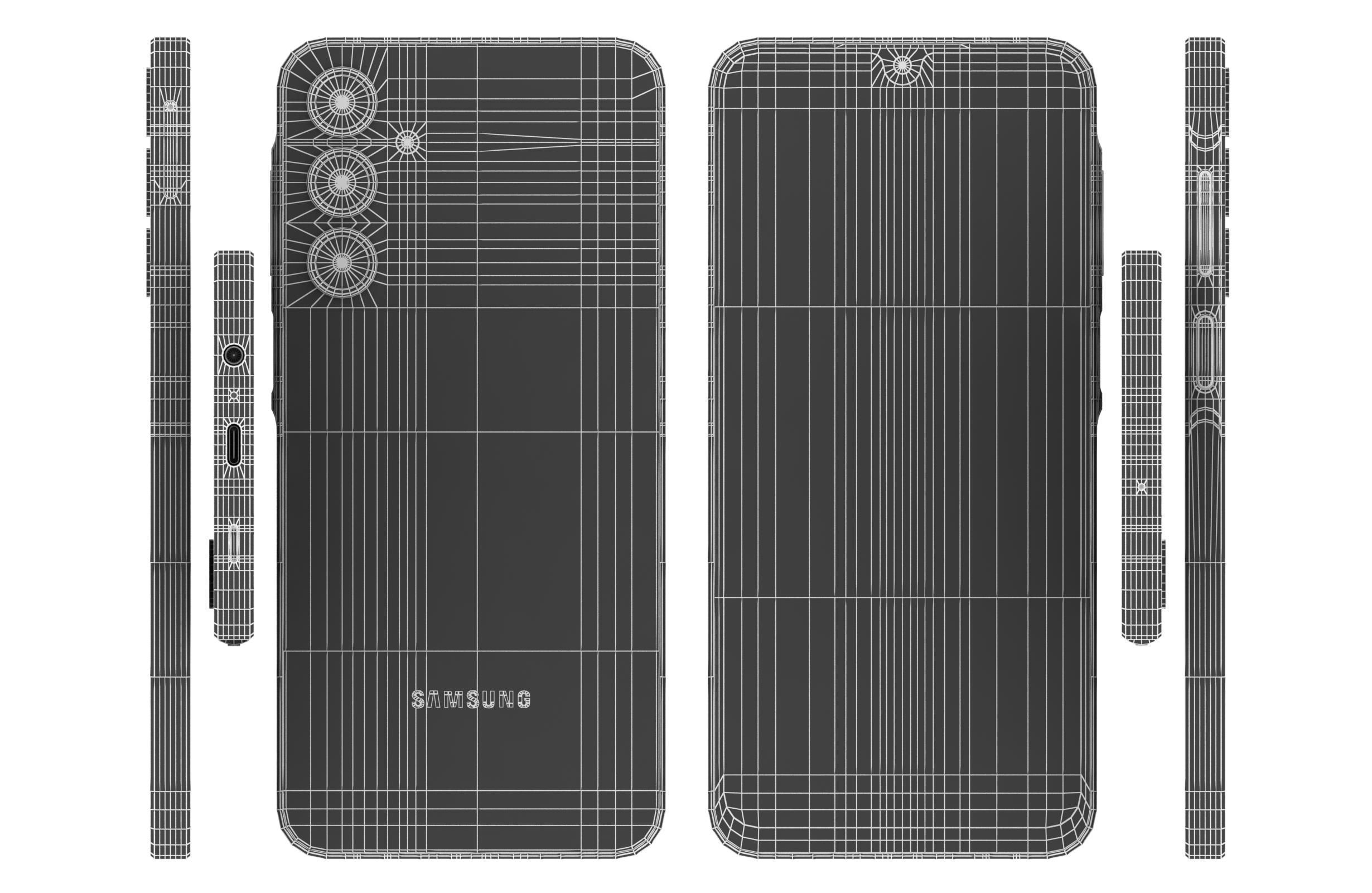 Samsung Galaxy A16 4G Black 3D model_16