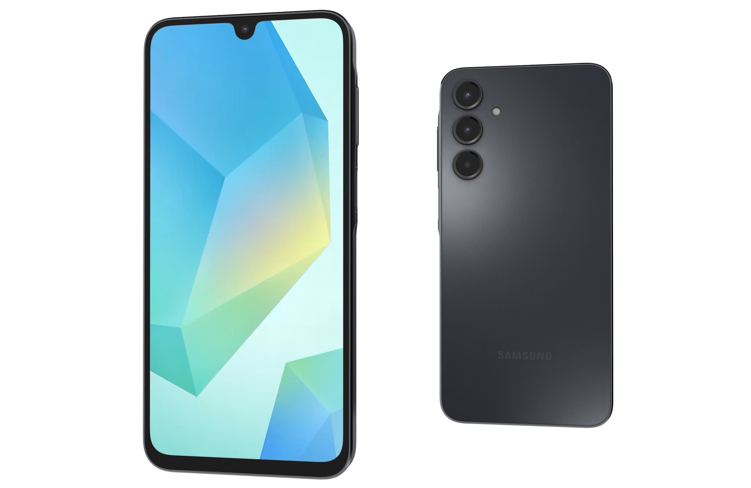 Samsung Galaxy A16 4G Black 3D model_6