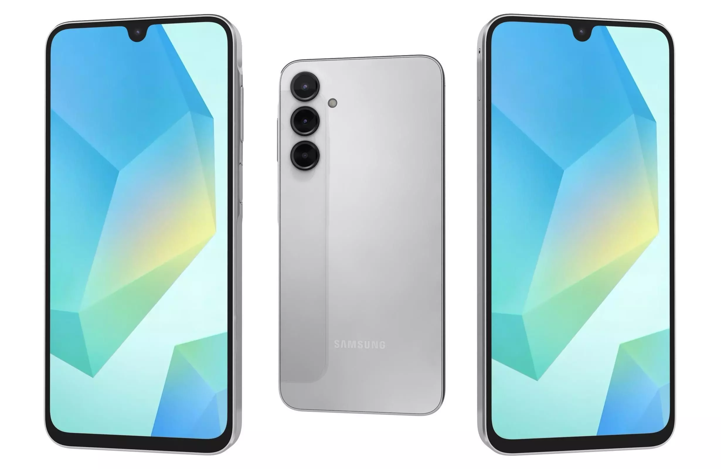 Samsung Galaxy A16 4G Light Gray 3D model_0