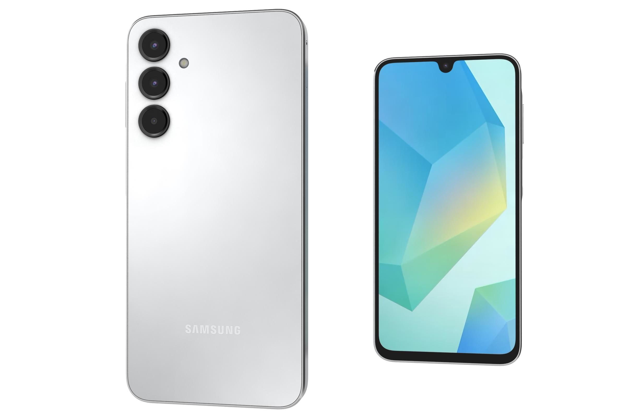 Samsung Galaxy A16 4G Light Gray 3D model_7