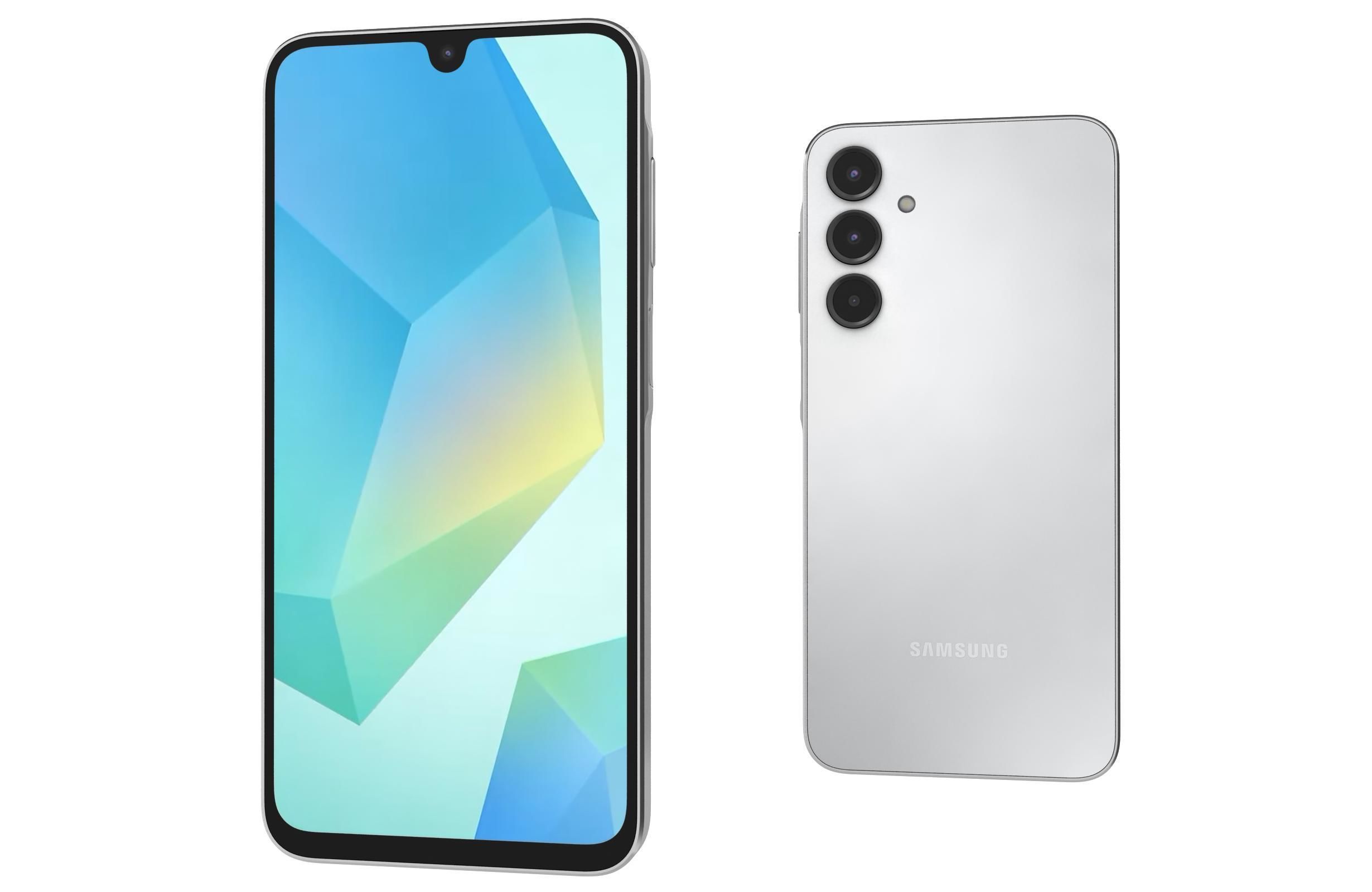 Samsung Galaxy A16 4G Light Gray 3D model_6