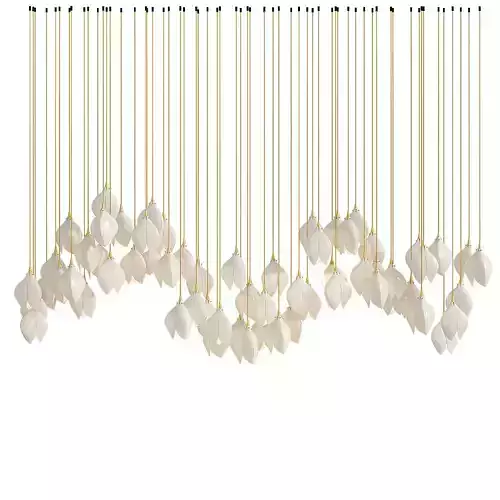BLOOM BLANKET chandelier by HABERDASHERY