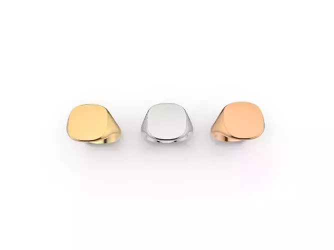 Square Top Signet Ring