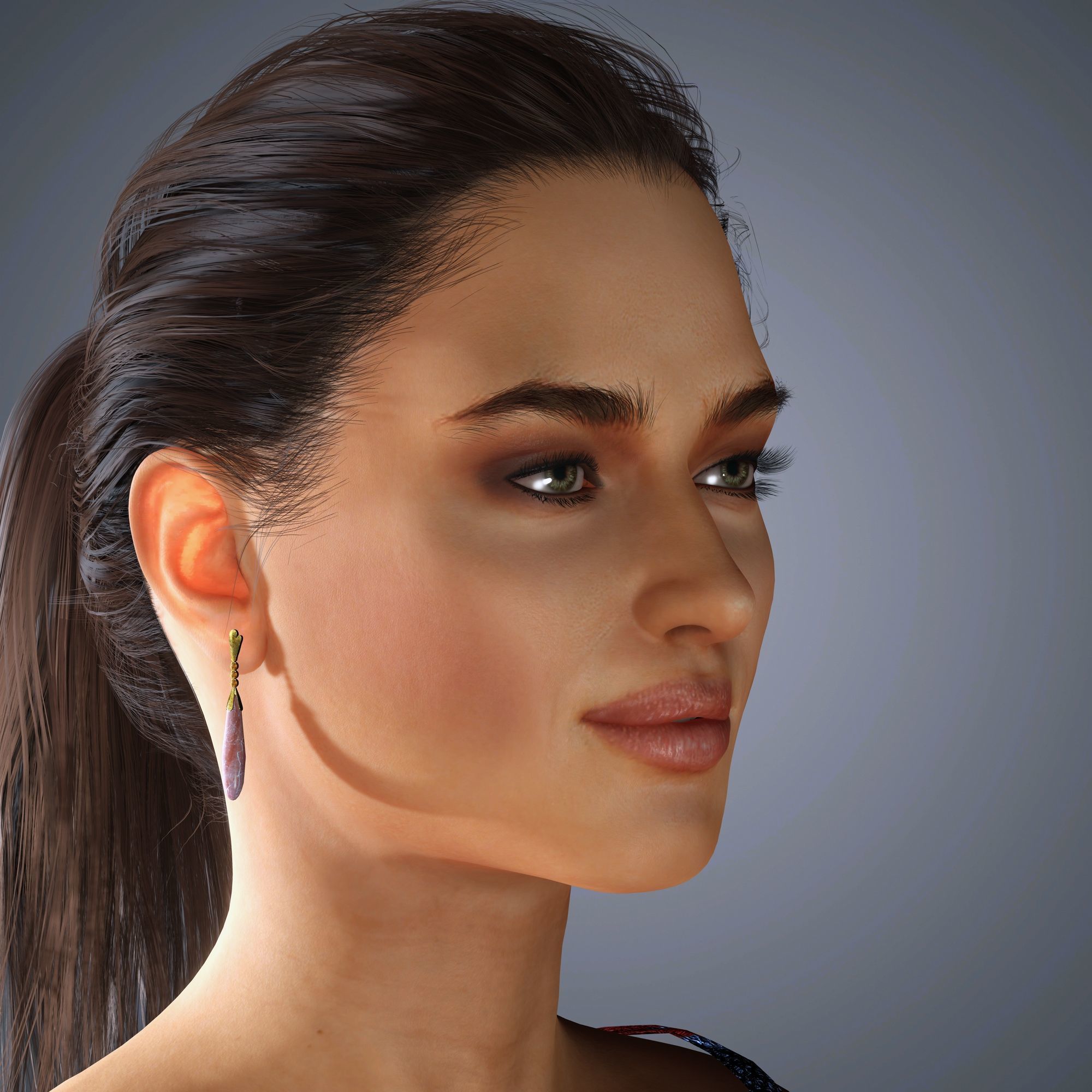 Irina Shayk Character 3D Model Low-poly 3D model_6