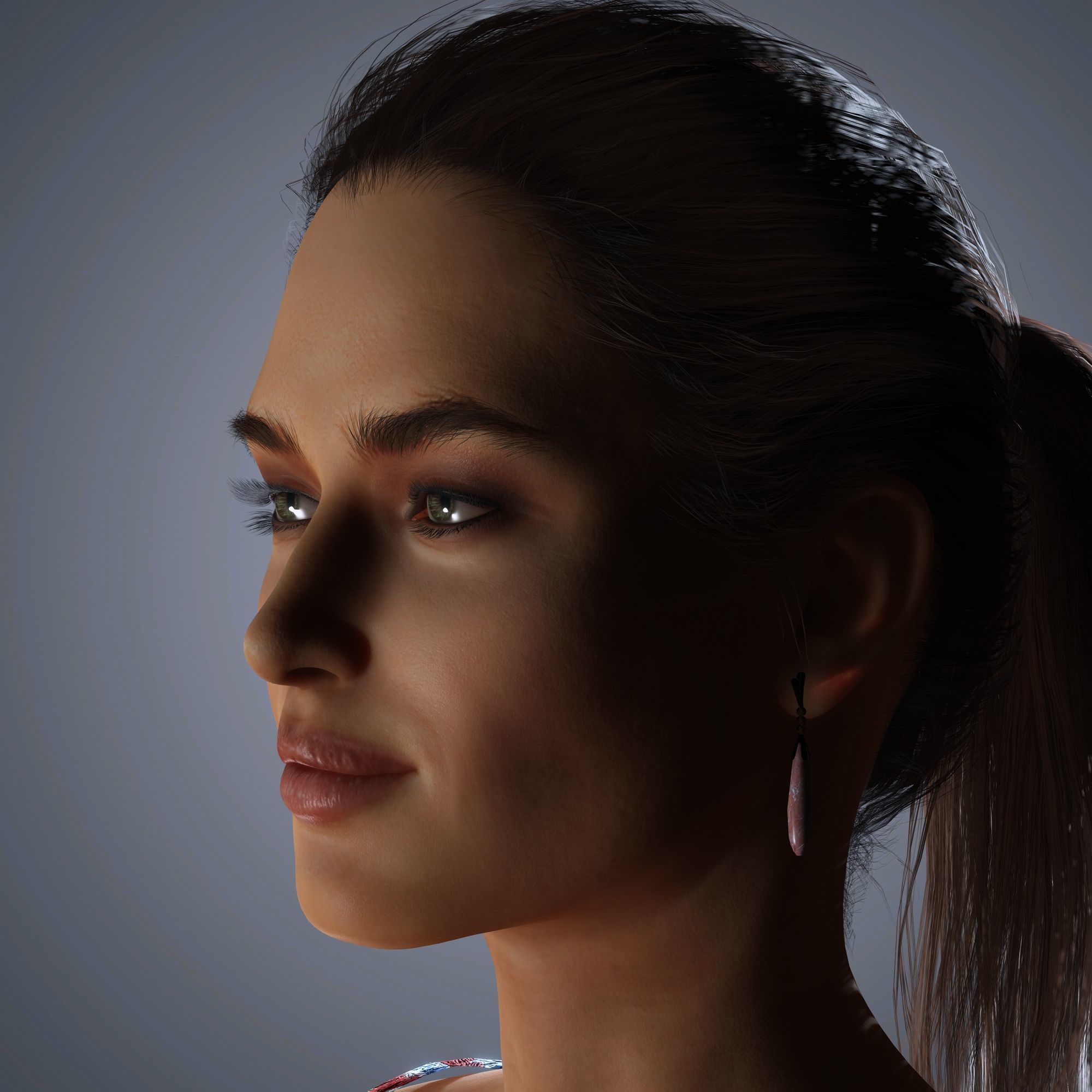 Irina Shayk Character 3D Model Low-poly 3D model_4