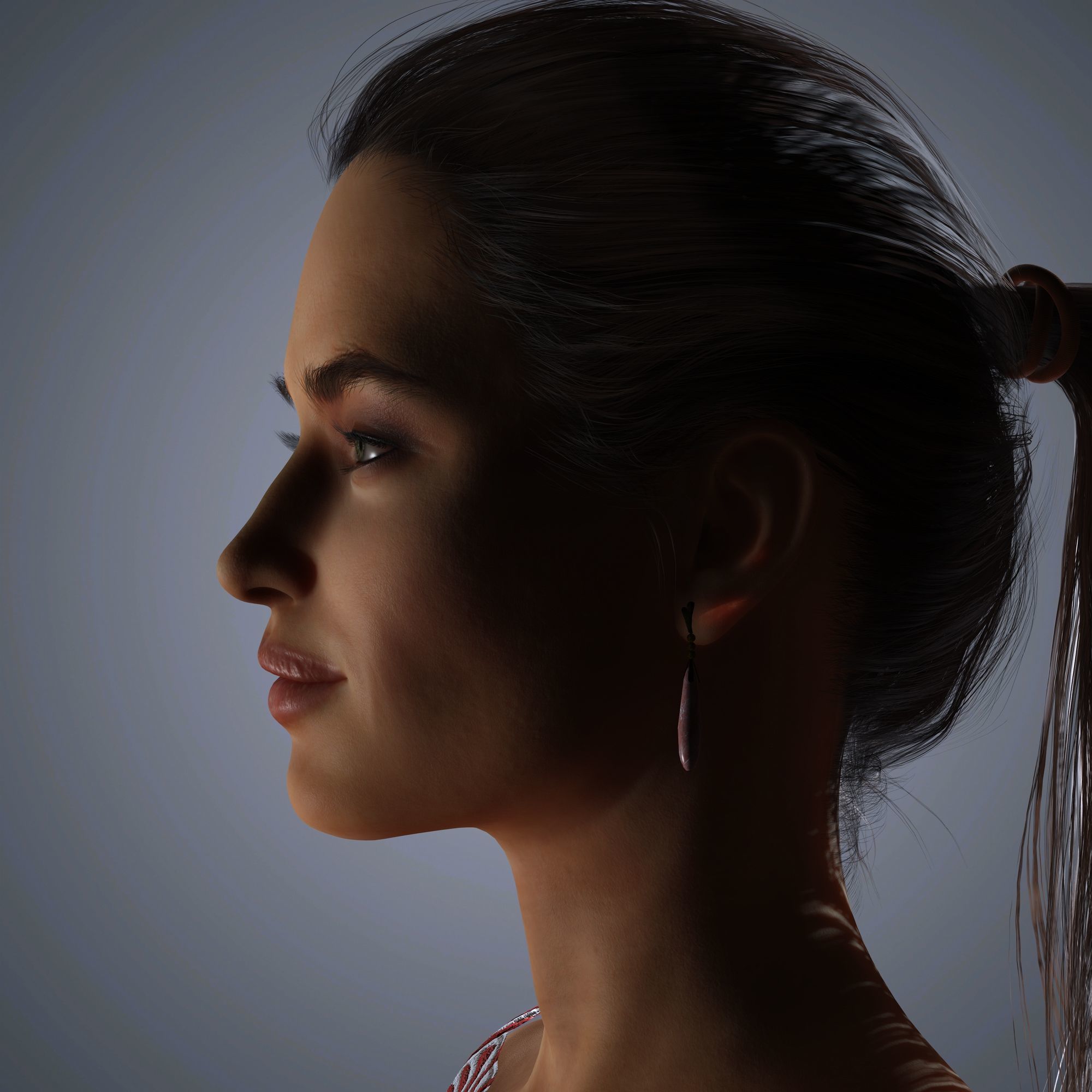 Irina Shayk Character 3D Model Low-poly 3D model_5