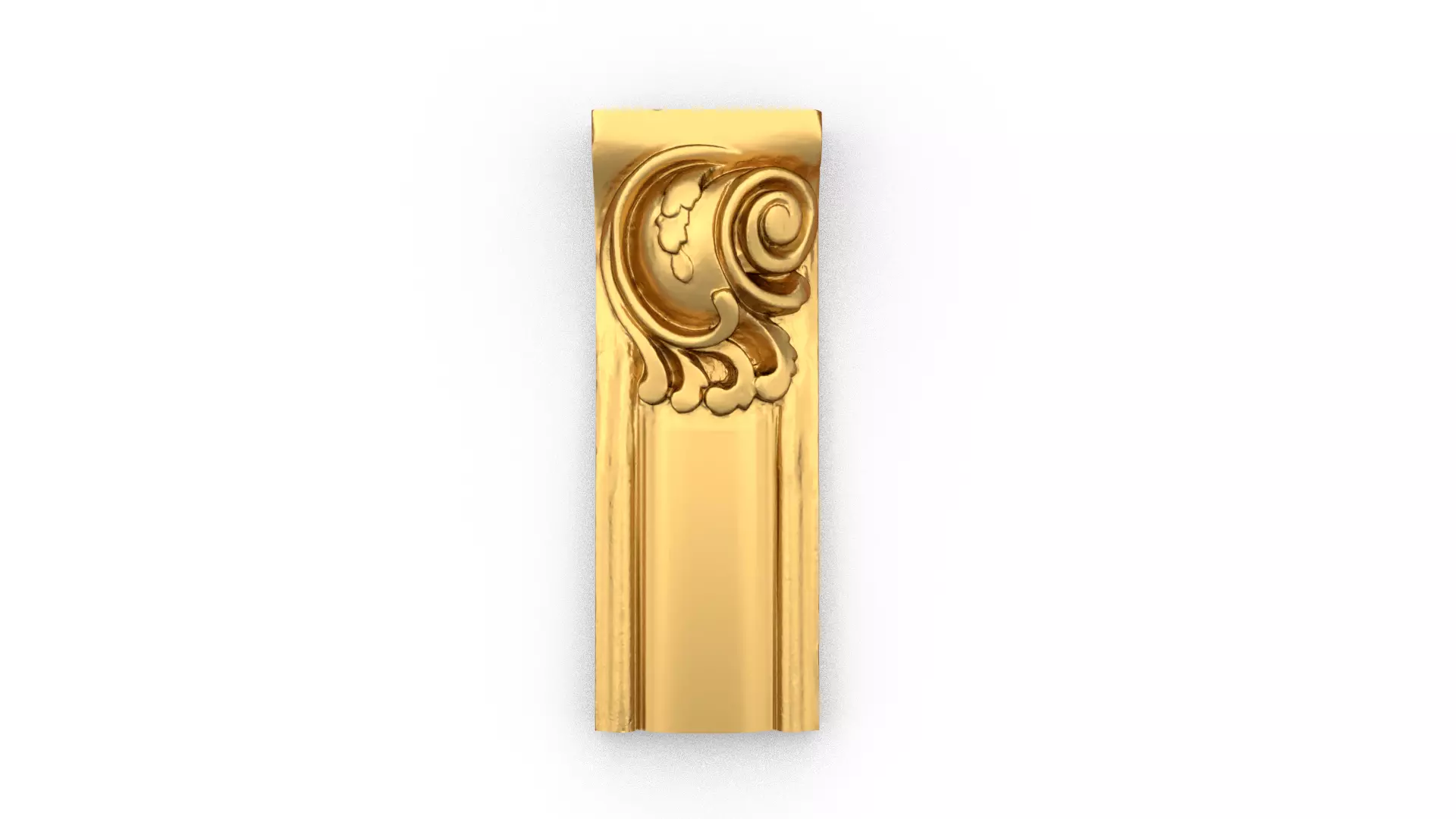 Classic decor ornament carved 32 3D model_0